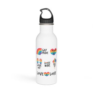 Pride Day Label Pack Theme Stainless Steel Water Bottle