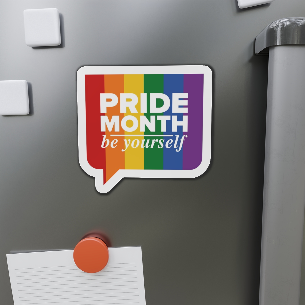 Lgbt Pride Month June Lgbt Flag Rainbow Flag Love Concept Vector Illustration Poster (1) Die Cut Magnets - Image 14