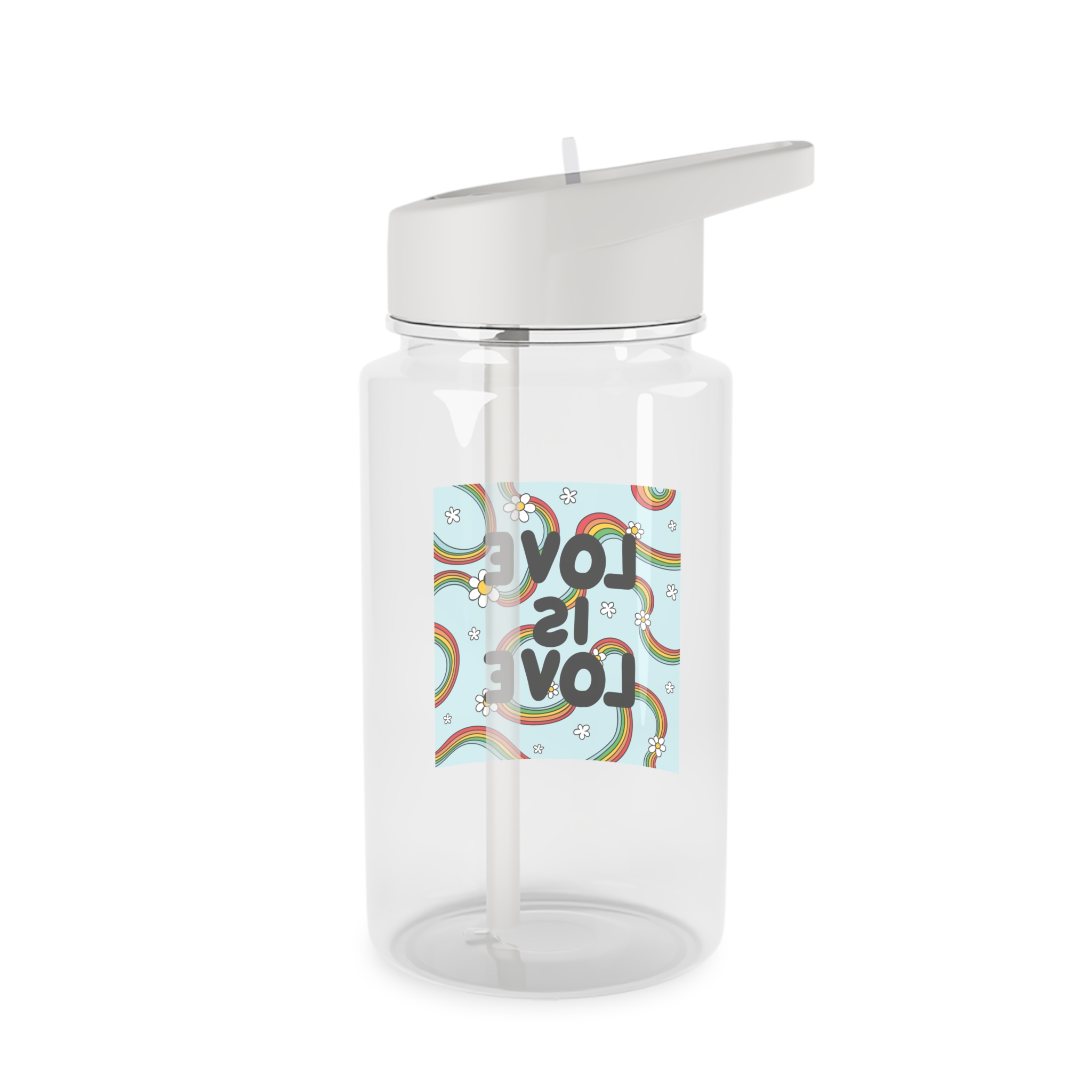 Pride Day Lettering Concept Tritan Water Bottle - Image 2