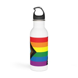 Happy Pride Day Concept Lgbtq Community Lgbt Pride Typography Vector Stainless Steel Water Bottle