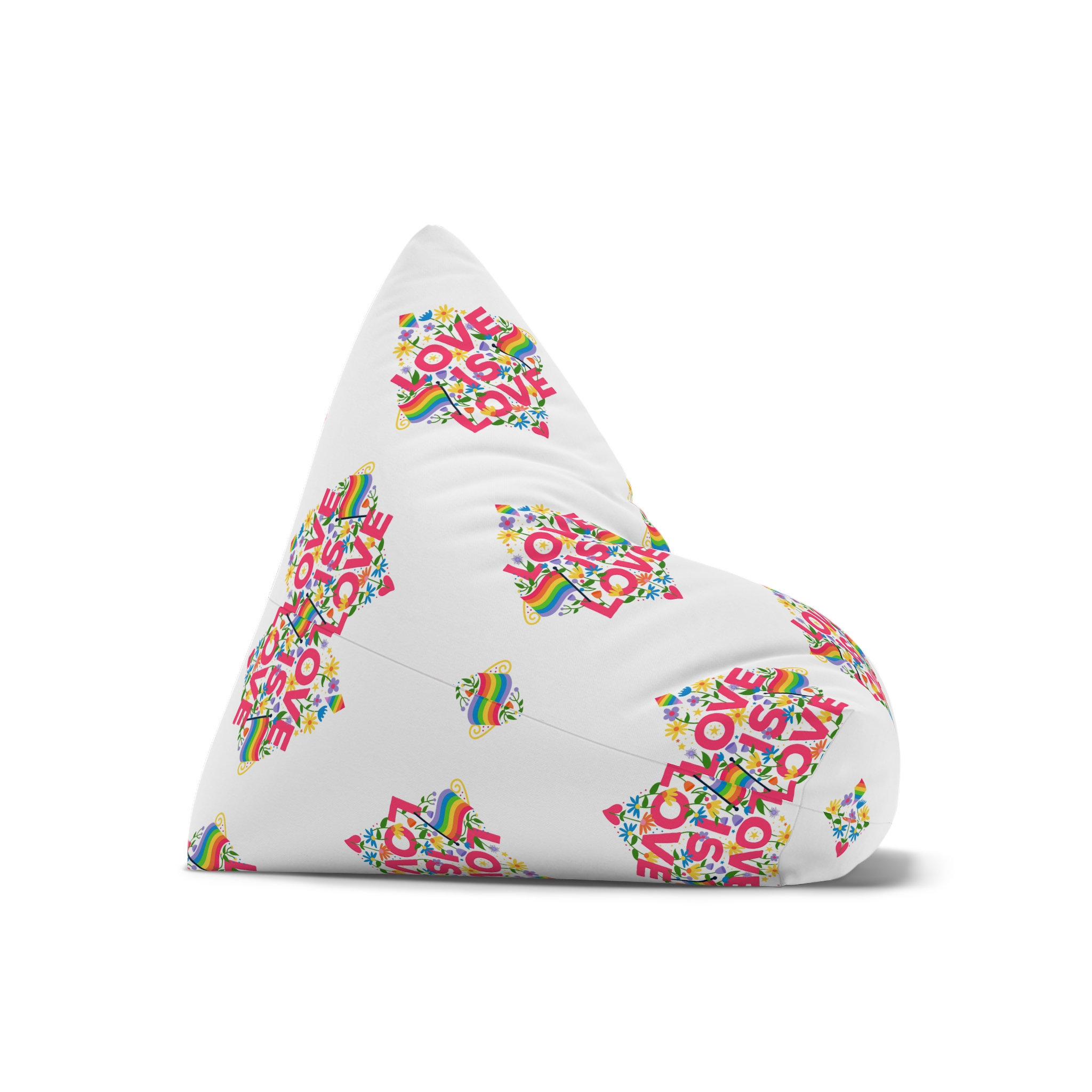 Pride Day Typography Bean Bag Chair Cover - Image 7