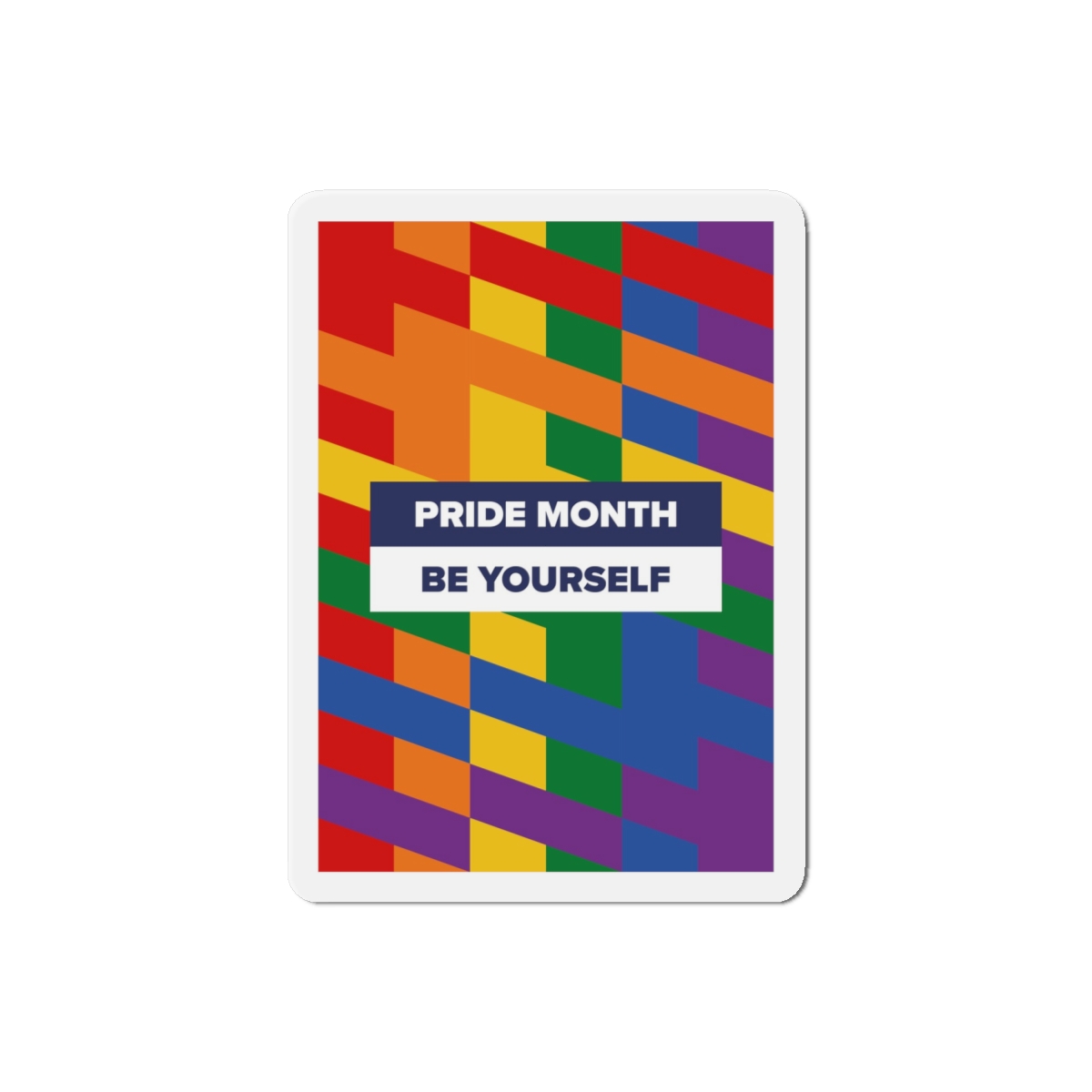 Lgbt Pride Month June Lesbian Gay Bisexual Transgender Lgbtq Flag Rainbow Vector(1)3 Die Cut Magnets - Image 13