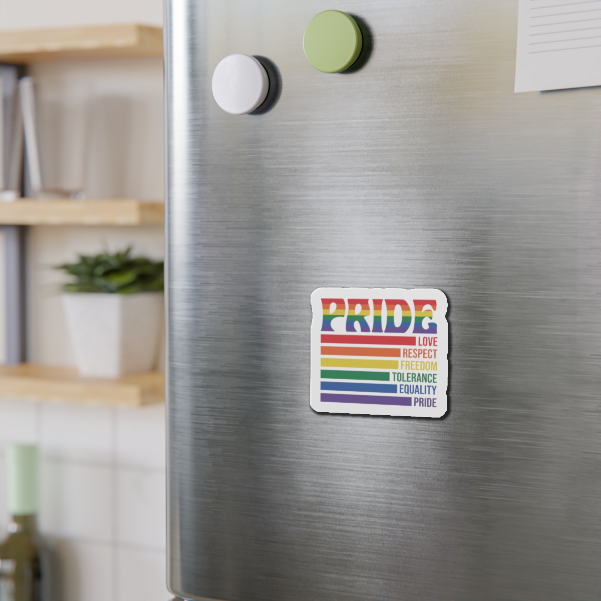 Pride Lgbtq Gay Typography Vector Tshirt Design1 Die Cut Magnets - Image 9