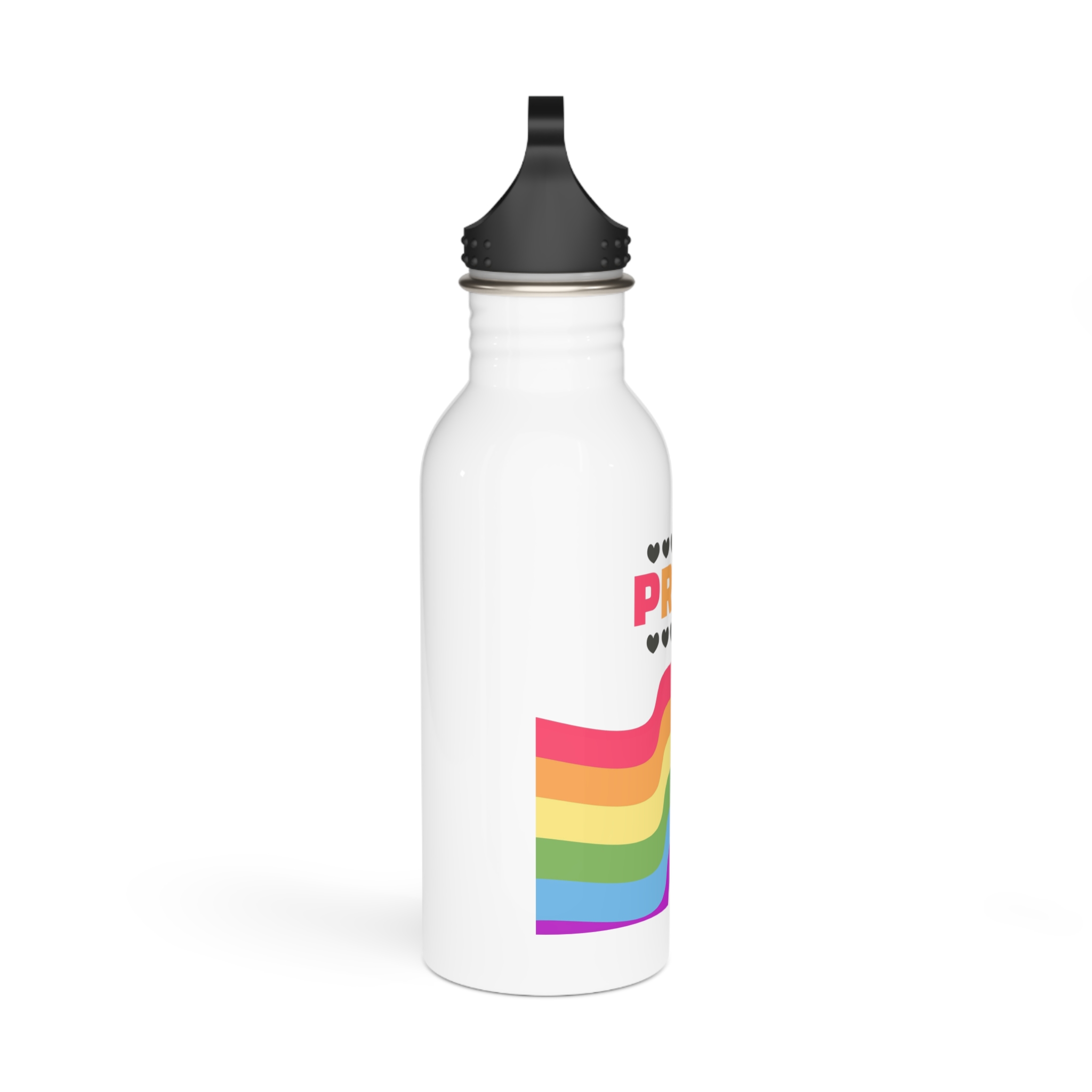 Pride Background With Flag Lgbtq Pride Stainless Steel Water Bottle - Image 2
