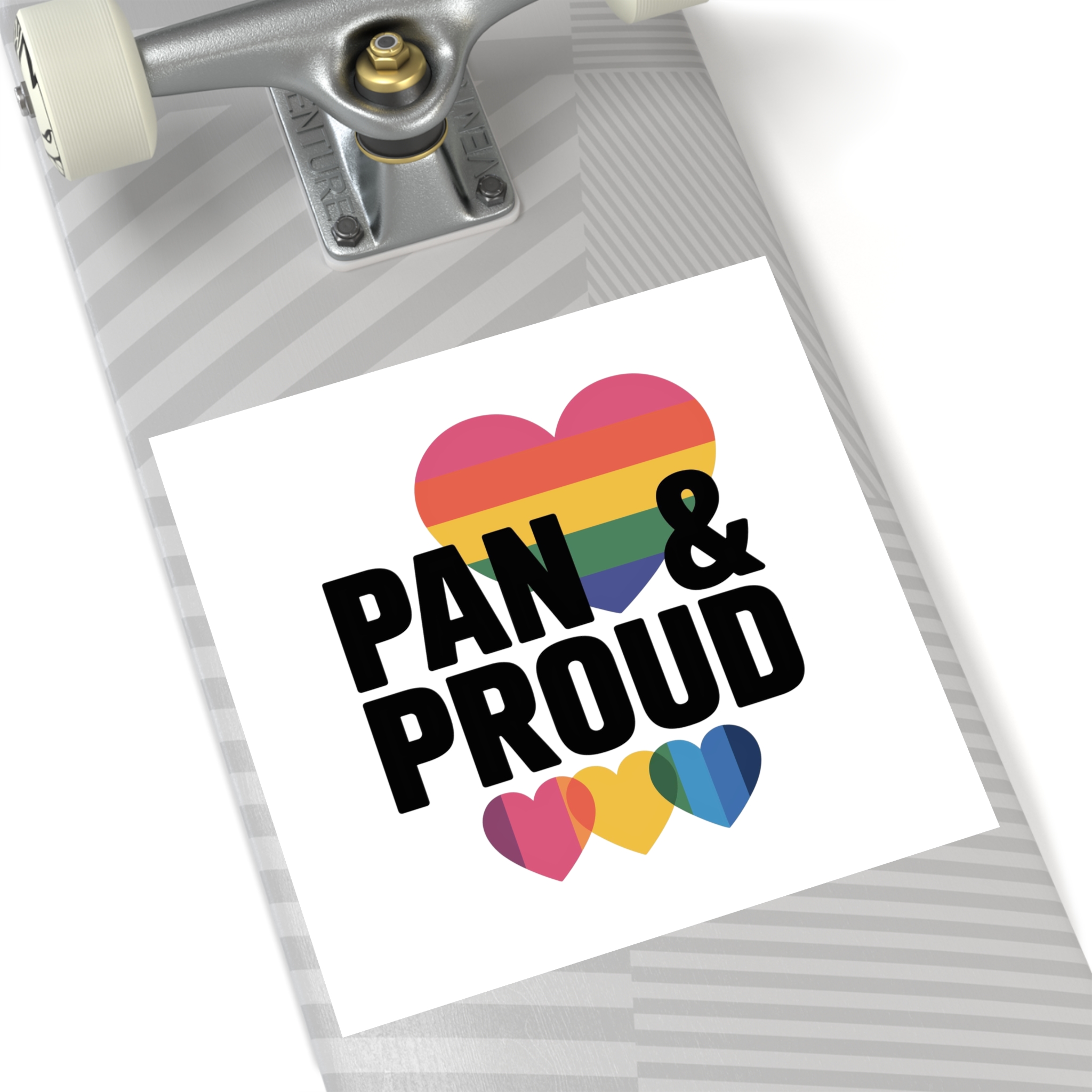 Pan Proud T Shirt Design Isolated White Background 2 Laminate Stickers Square - Image 60