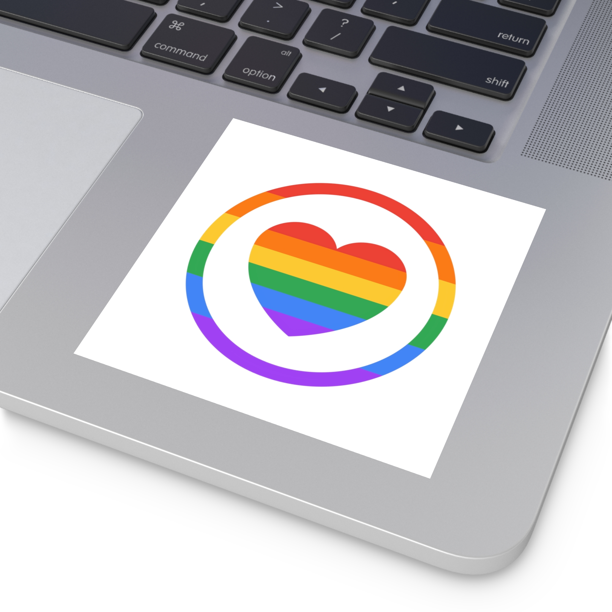 Lgbt Pride Month June Lesbian Gay Bisexual Transgender Lgbtq Flag Rainbow Vector (1) Laminate Stickers Square - Image 31