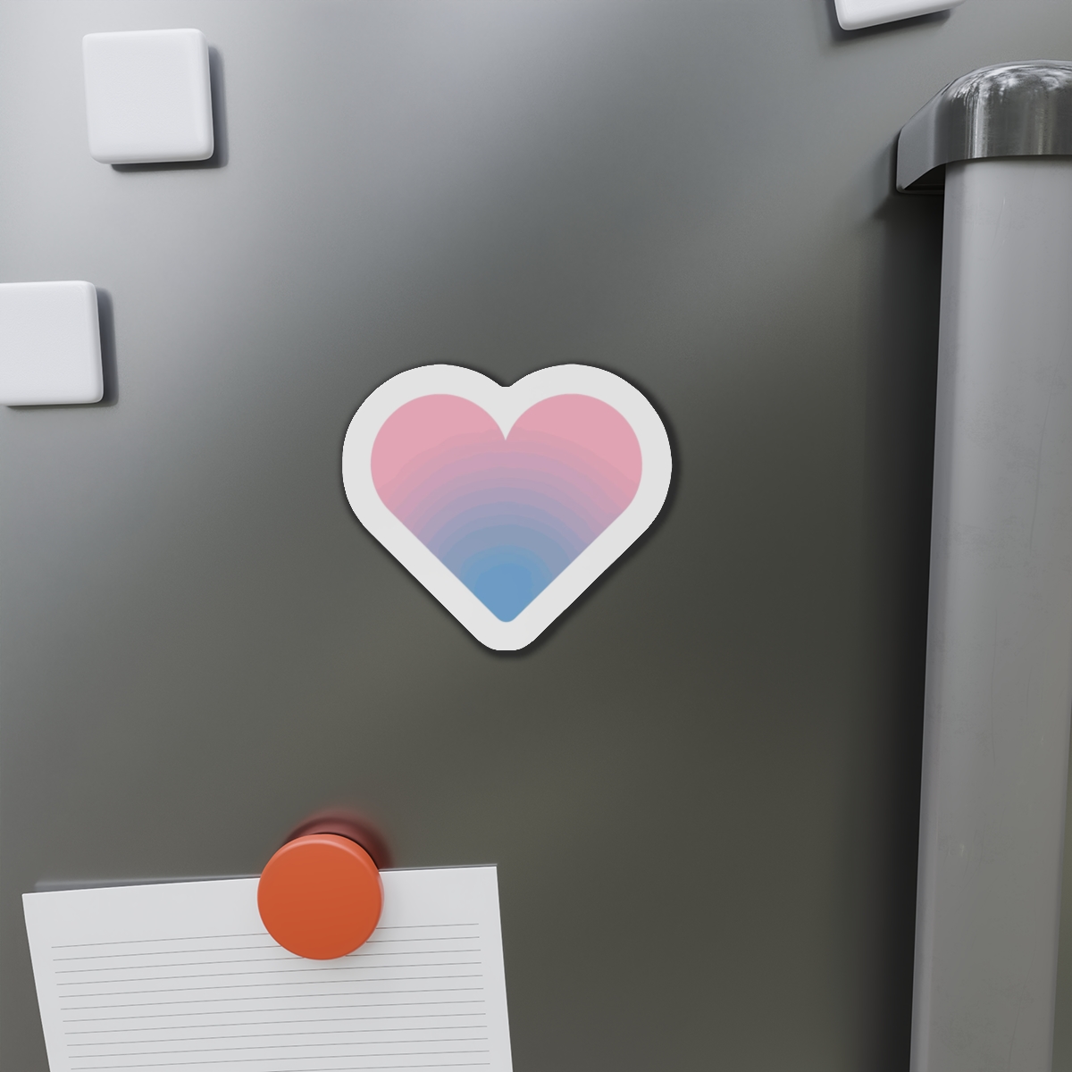 Gradient Heart Symbol Love Affection Die Cut Magnets - Image 14