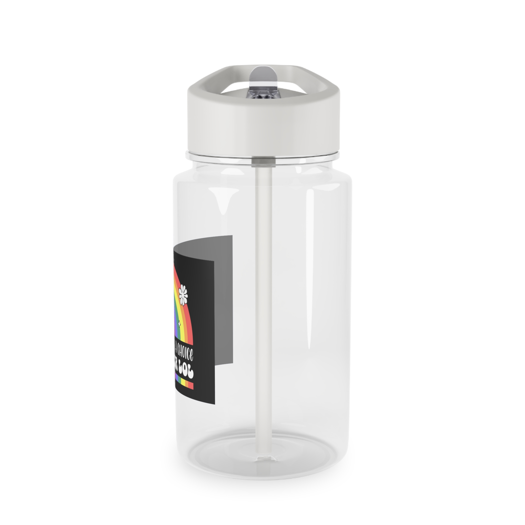 Pride Lgbt Gay Retro Tshirt Design(2) Tritan Water Bottle - Image 3
