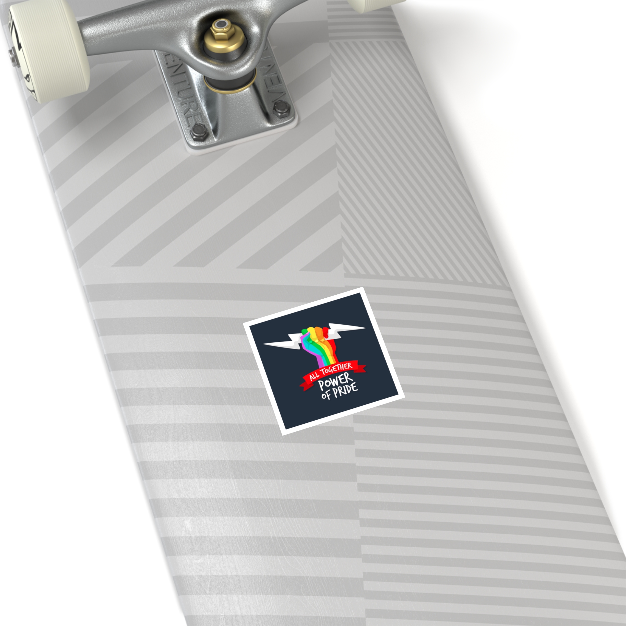 Pride Day Event Theme Laminate Stickers Square - Image 4