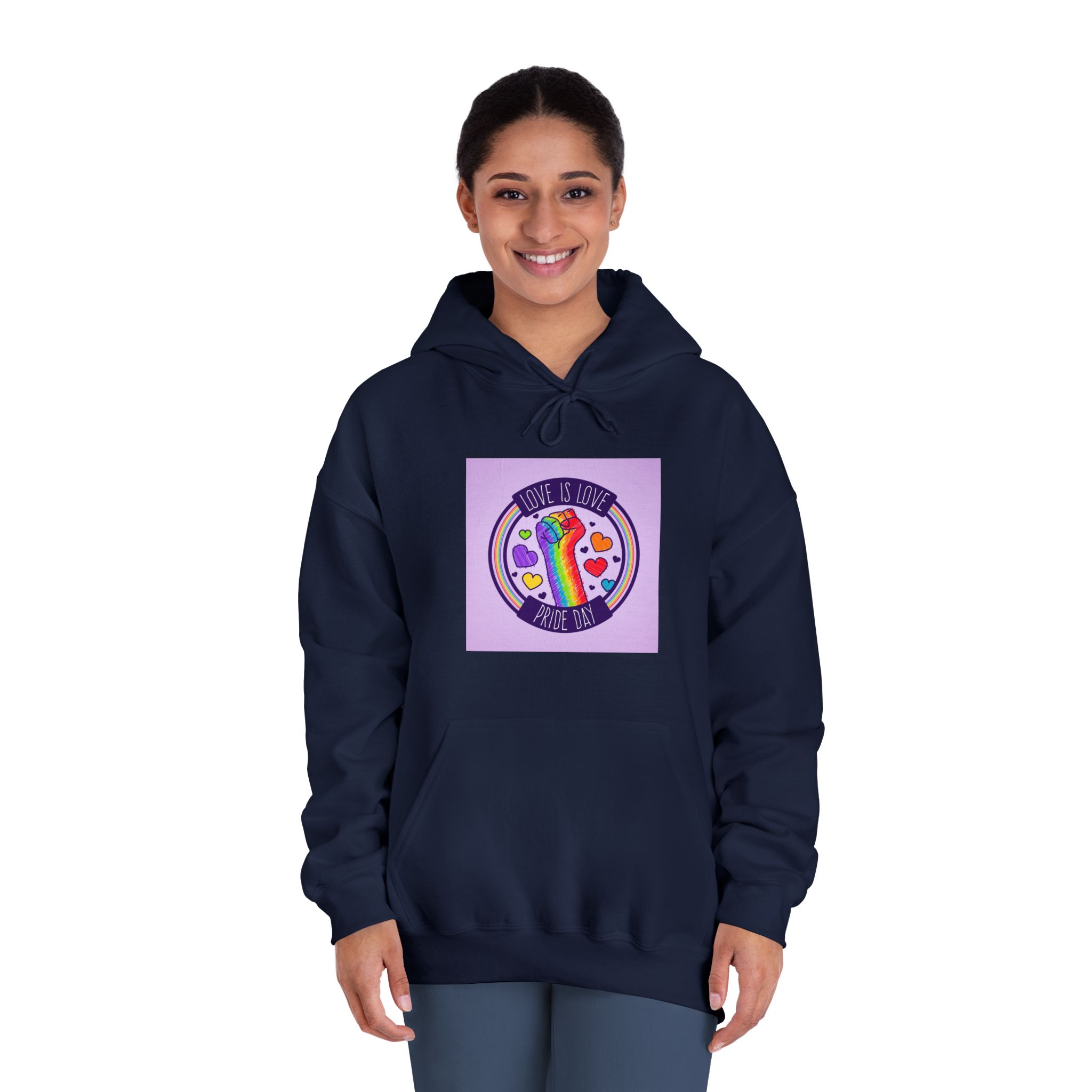 Pride Day Event Concept Unisex Dryblend Hooded Sweatshirt - Image 32