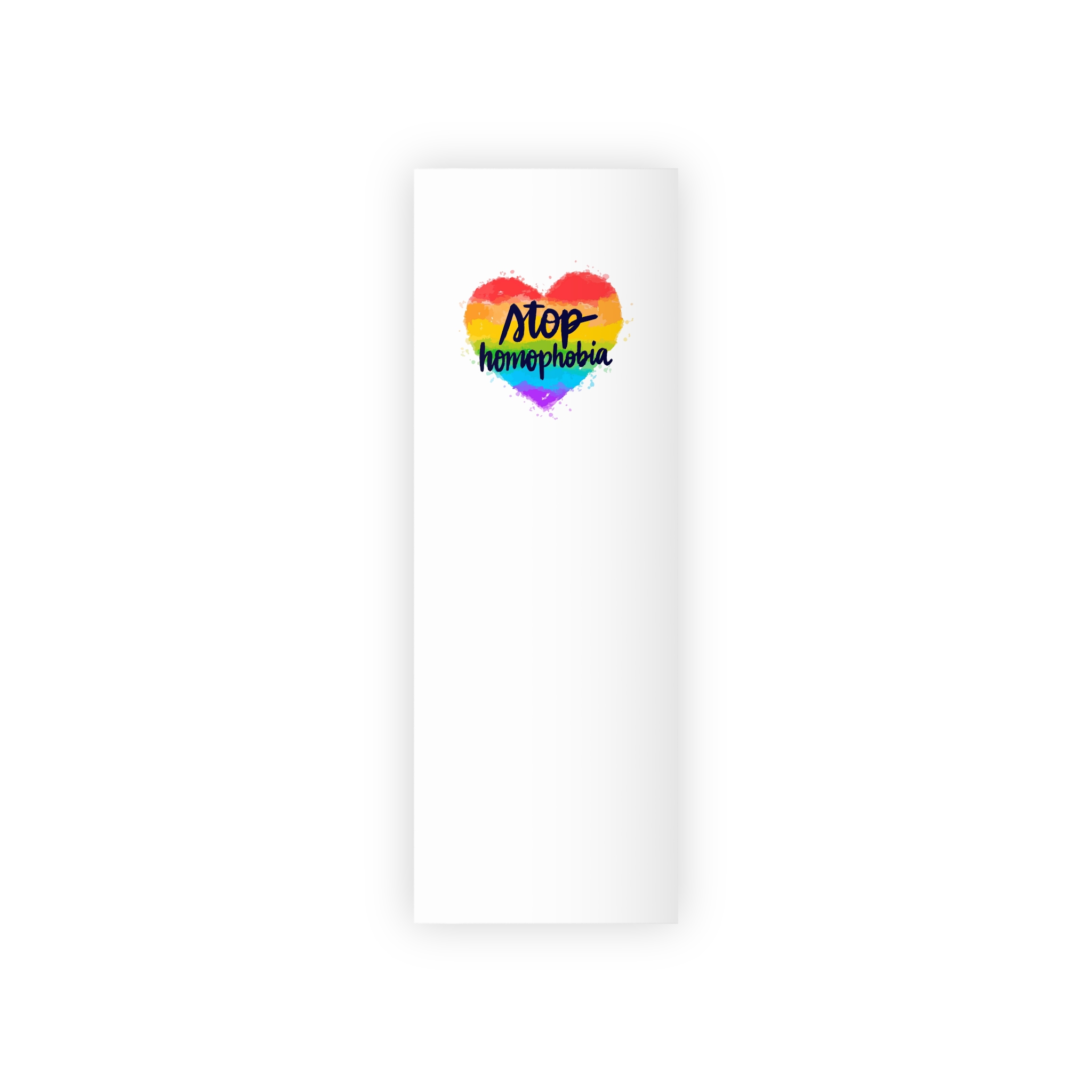 Watercolor Stop Homophobia Gift Wrapping Paper Rolls 1pc - Image 5