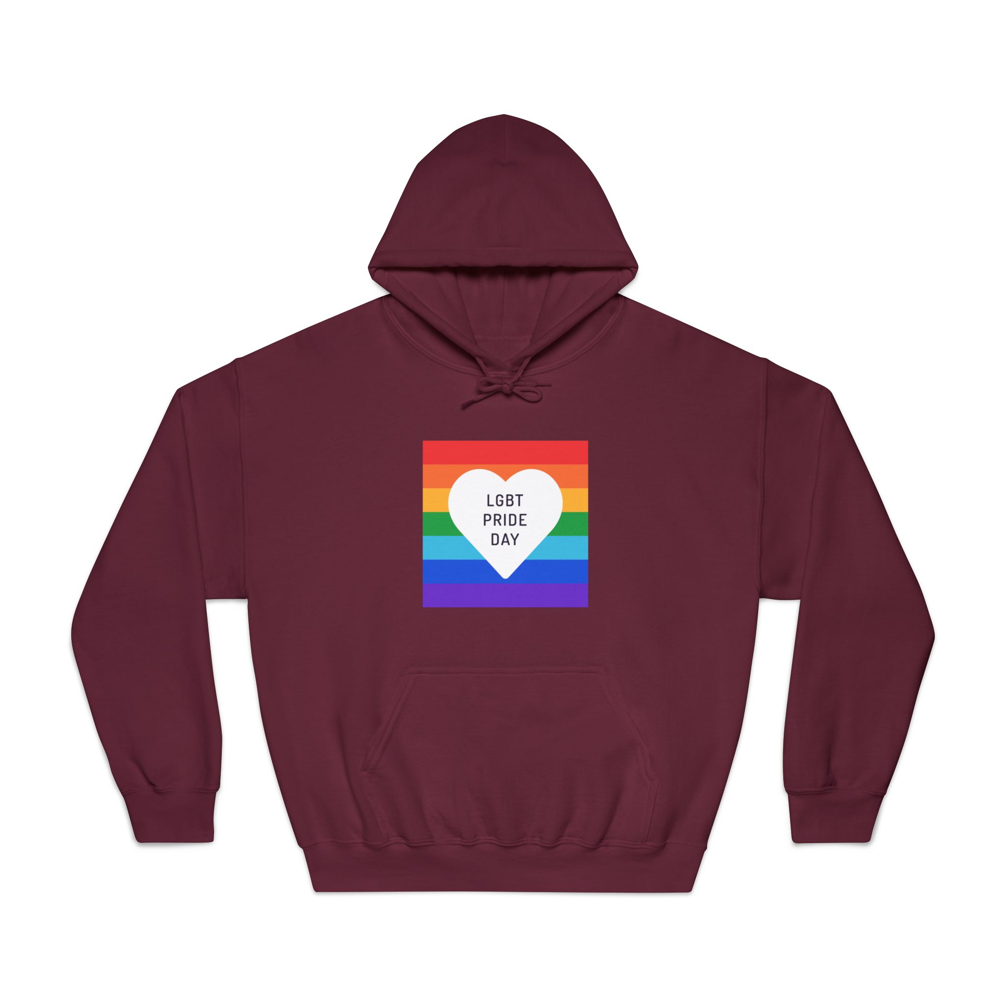 Pride Day 1 Unisex Dryblend Hooded Sweatshirt - Image 17