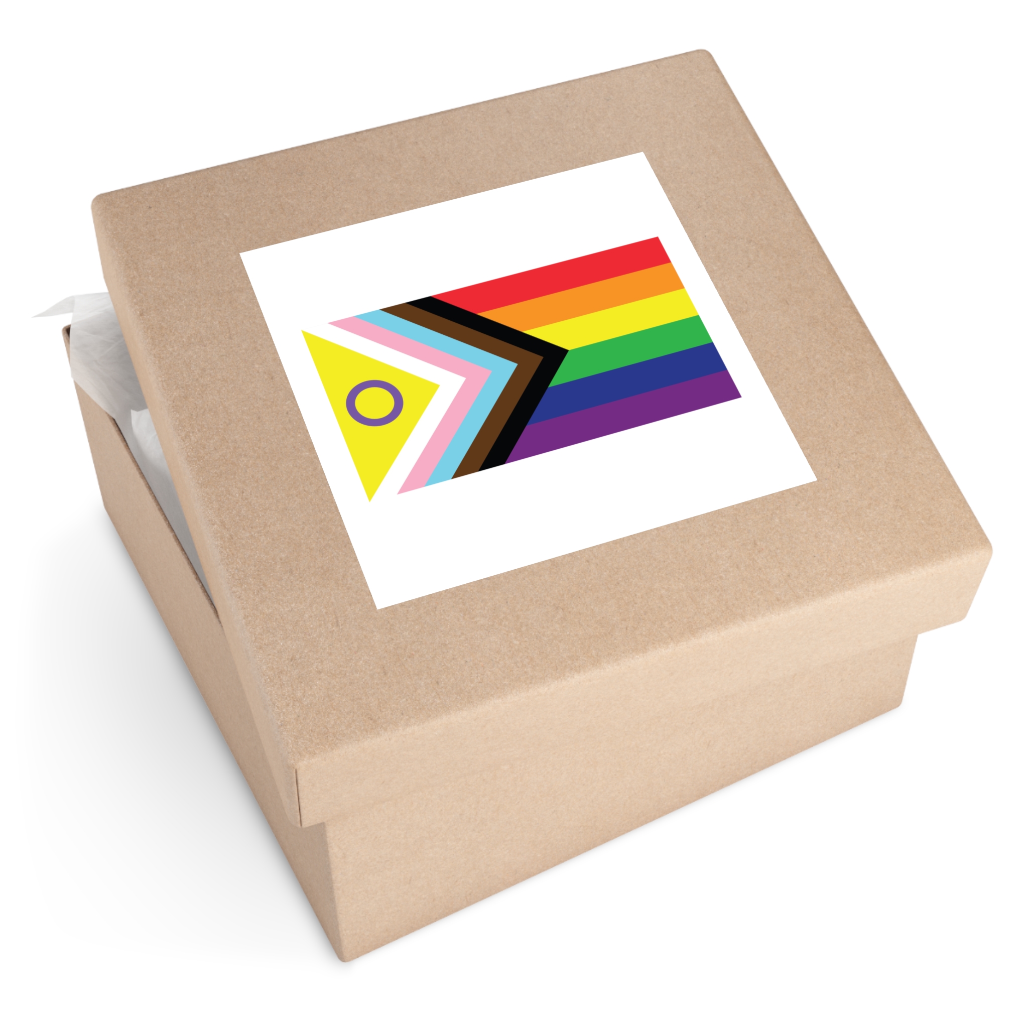 Illustration Rainbow Flag Art Vector Laminate Stickers Square - Image 51