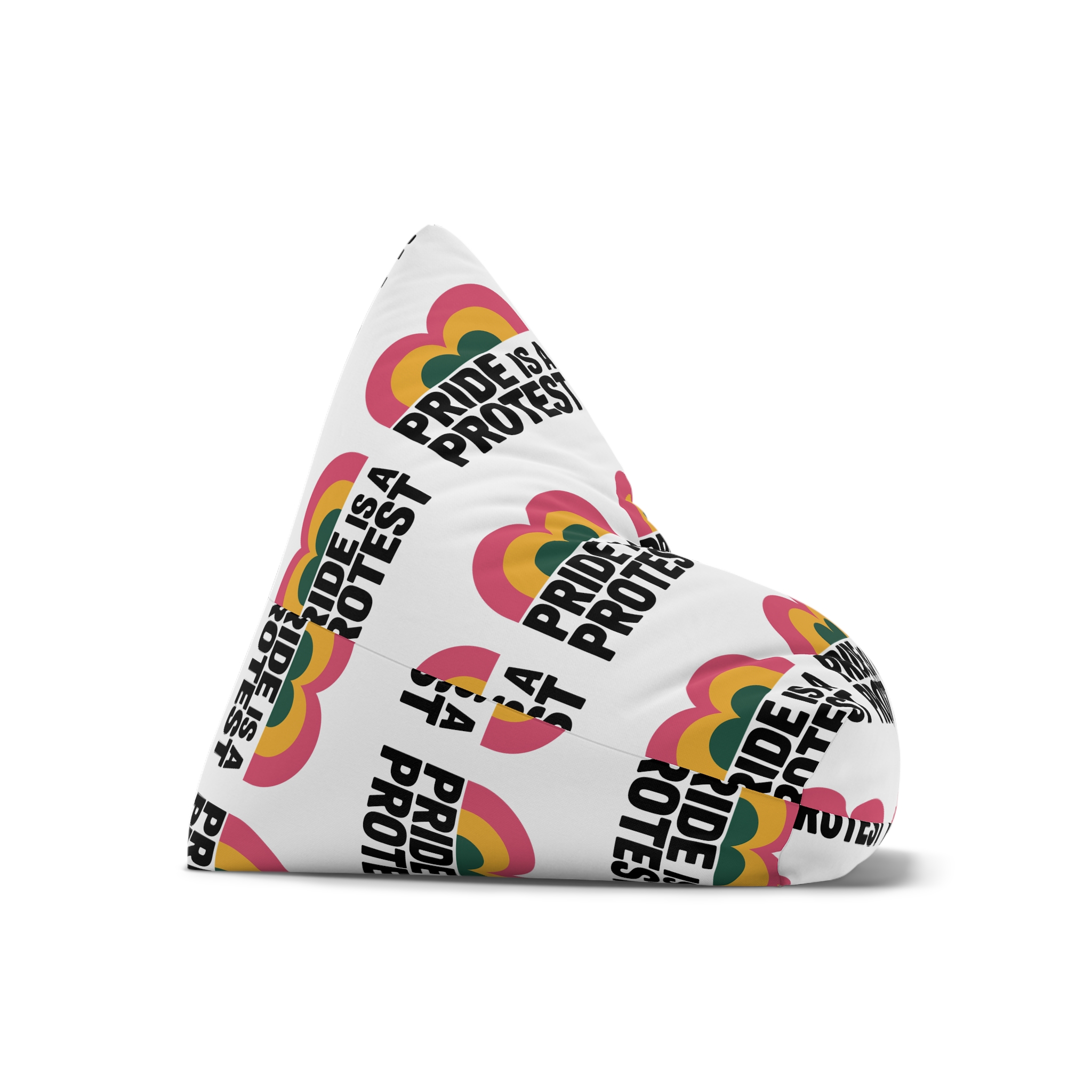 Price Isa Protest T Shirt Design Isolated White Background Bean Bag Chair Cover - Image 7