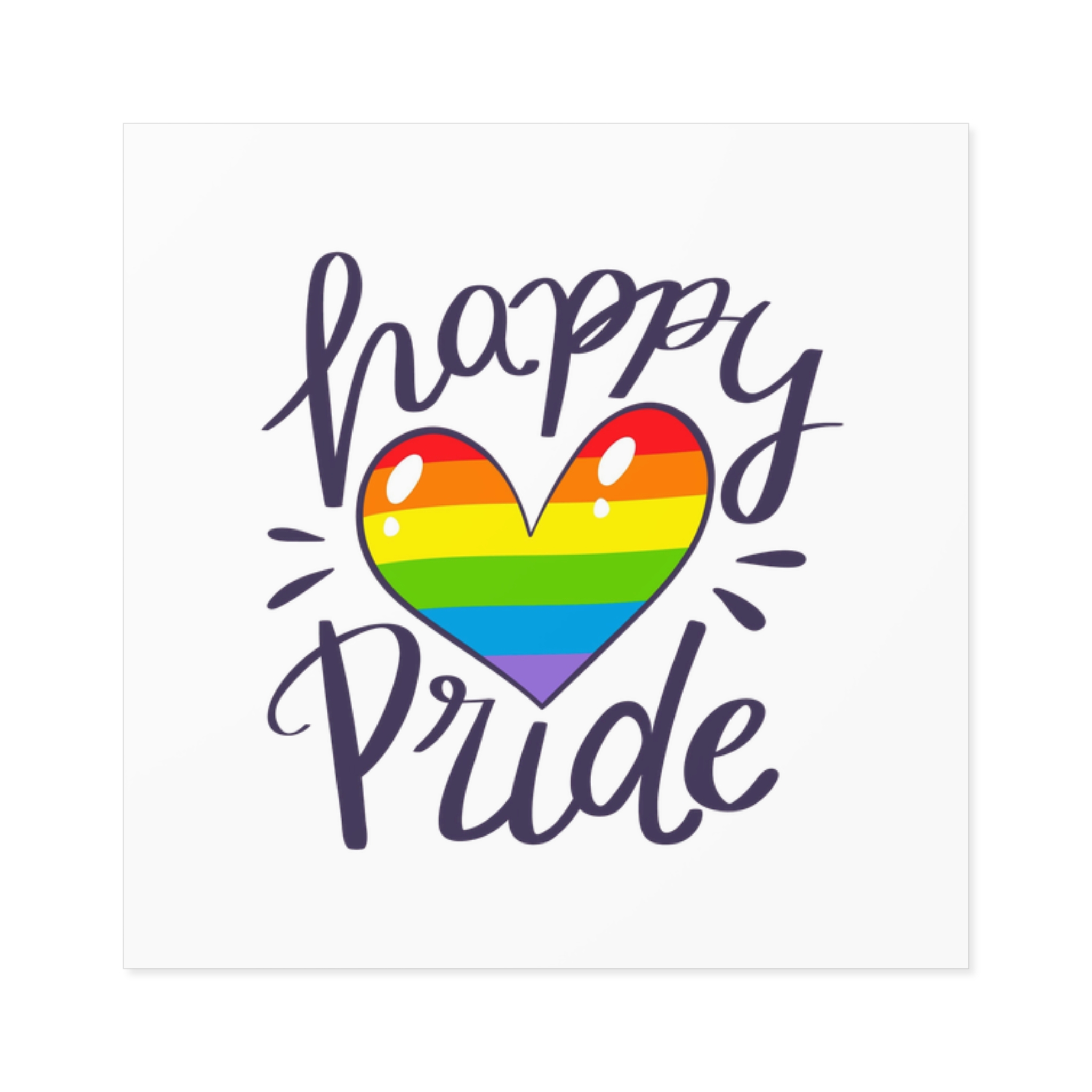 Pride Day Concept (1) Laminate Stickers Square - Image 9