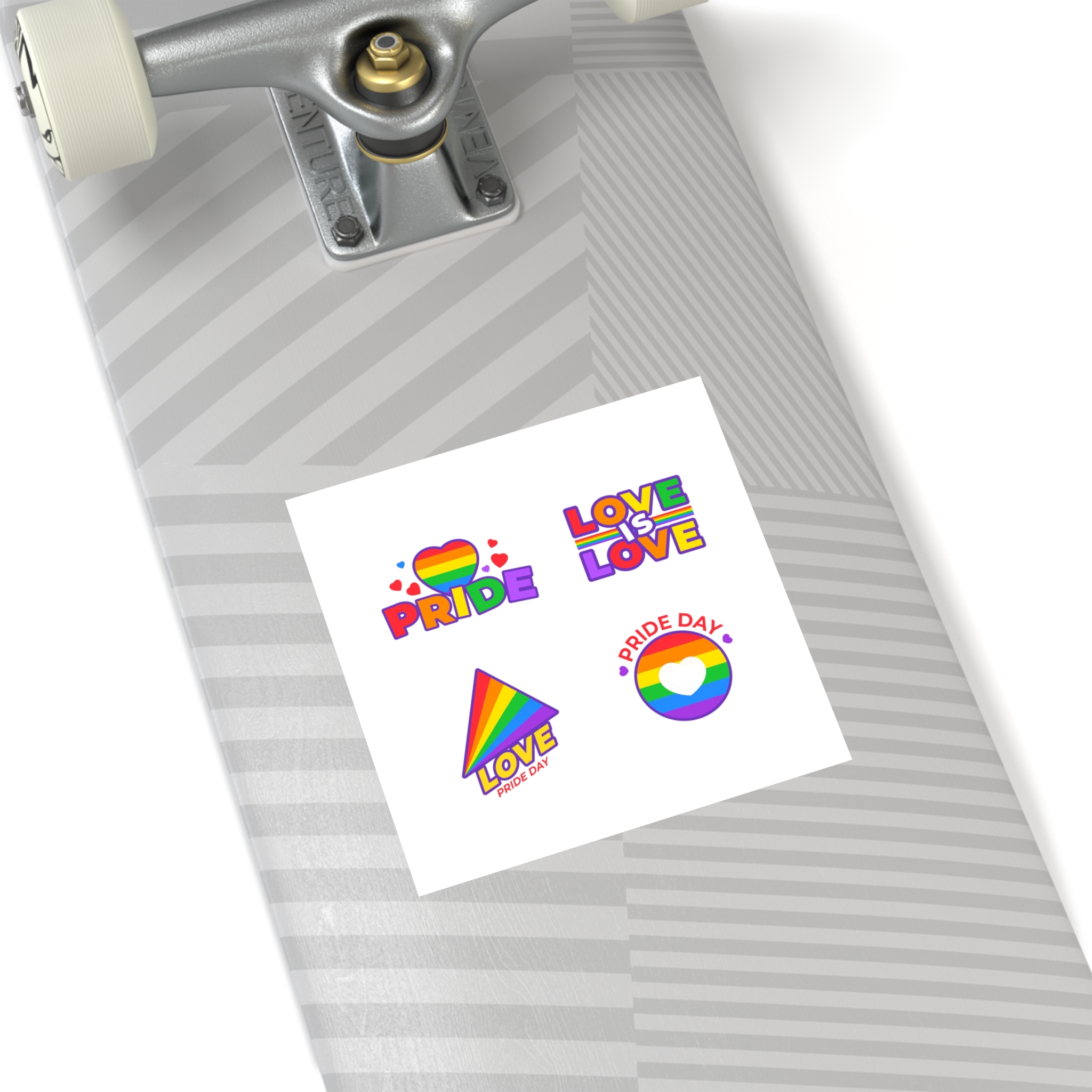 Illustrations Pride Day Badges Laminate Stickers Square - Image 36