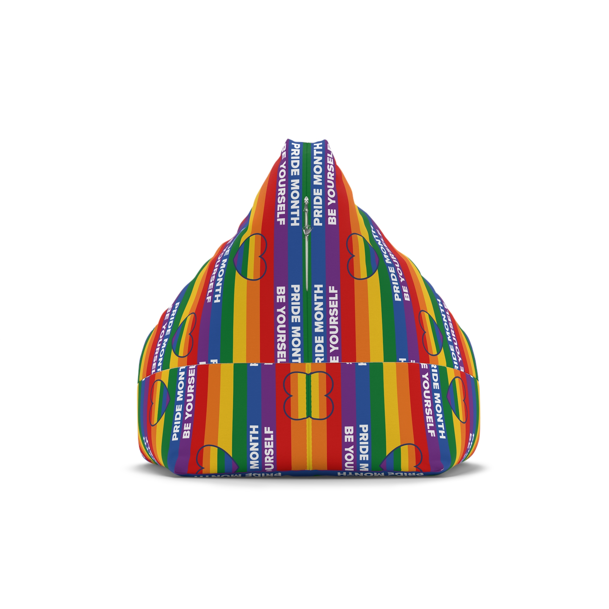 Lgbt Pride Month June Lesbian Gay Bisexual Transgender Lgbtq Flag Rainbow Vector3 Bean Bag Chair Cover - Image 2