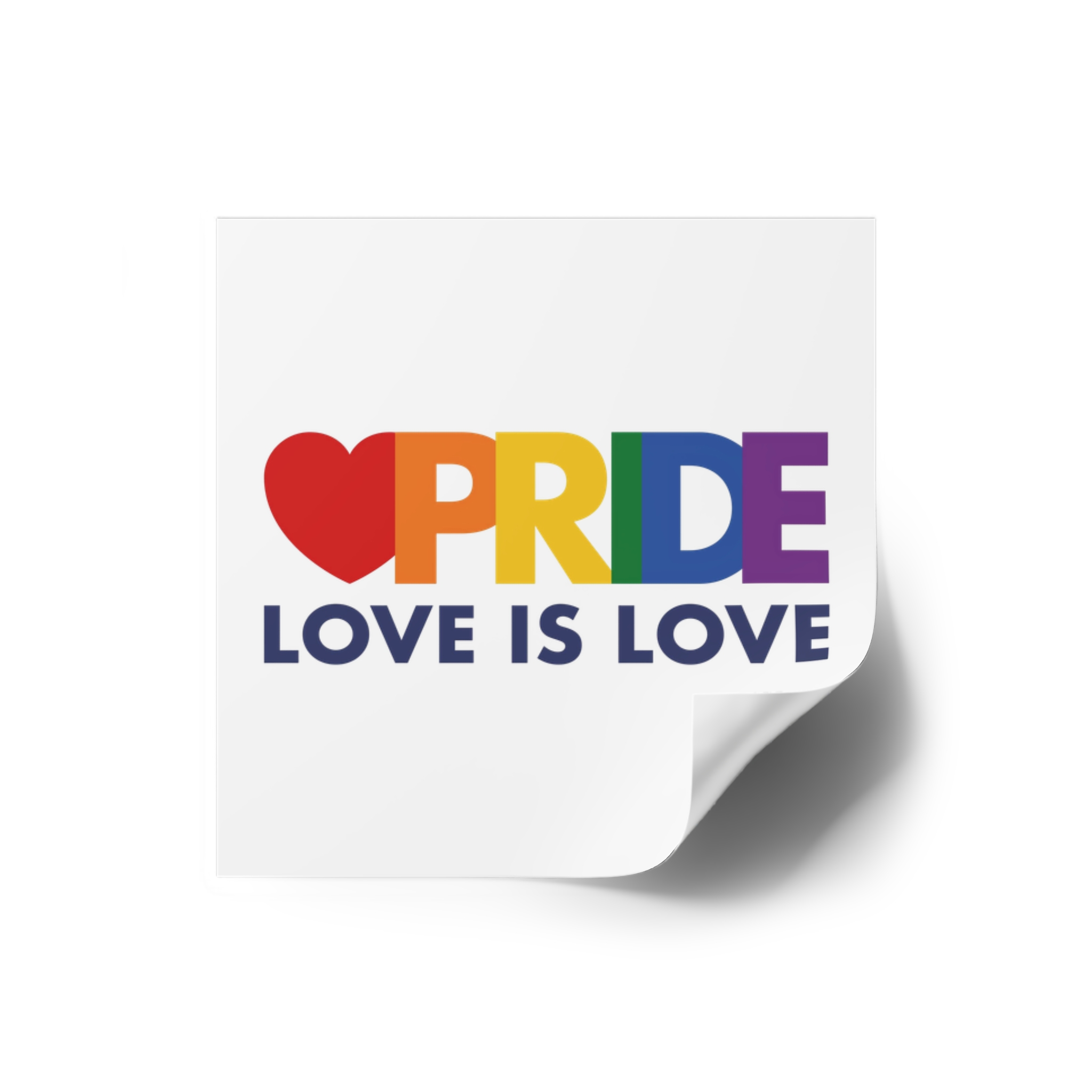 Lgbt Pride Month June 2026 Lesbian Gay Bisexual Transgender Lgbtq Flag Rainbow Love Vector (3) Laminate Stickers Square - Image 10