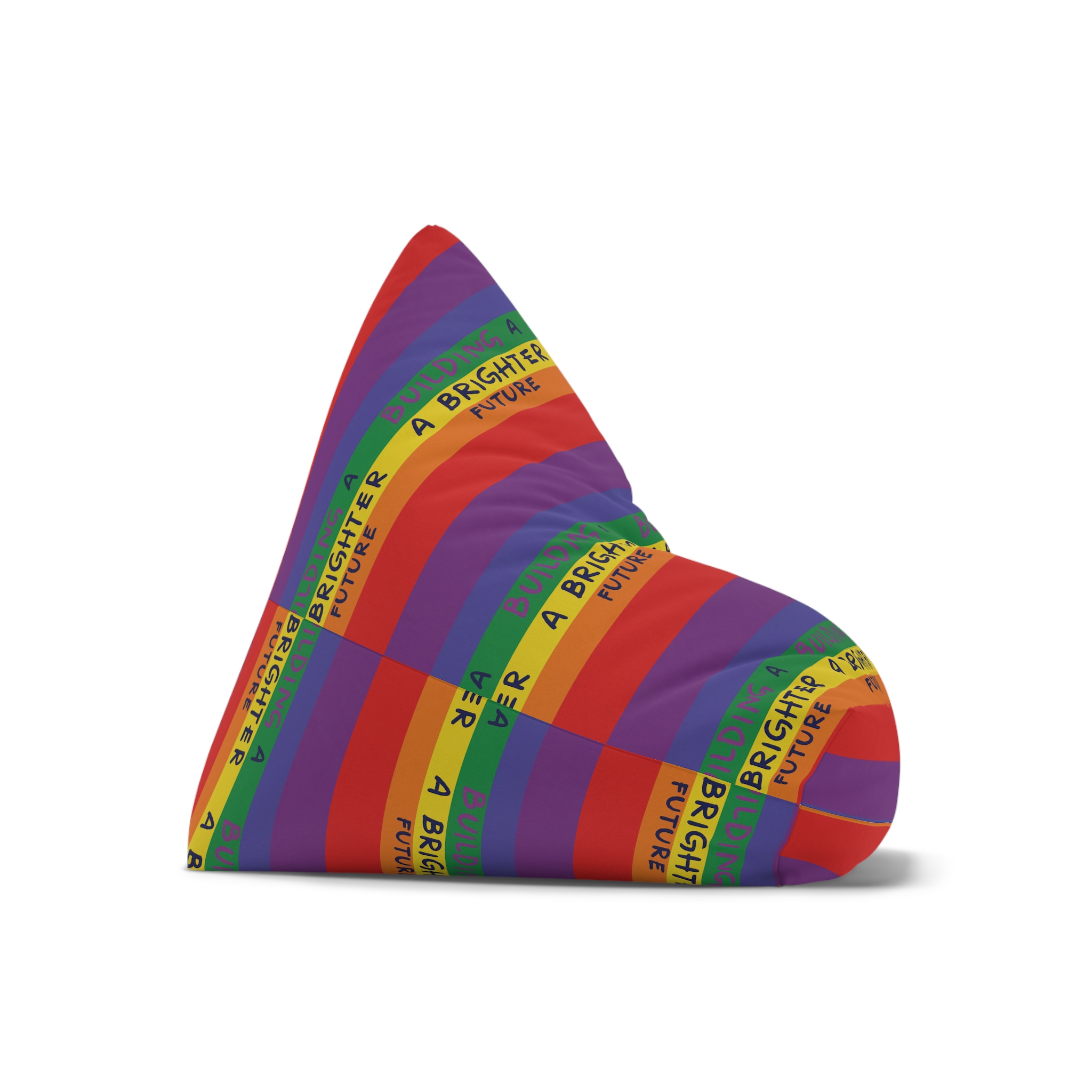 Rainbow Lgbt Flag Vector Illustration Pride Month Rainbow Lgbt Flag Vector Illustration Pri Bean Bag Chair Cover - Image 7