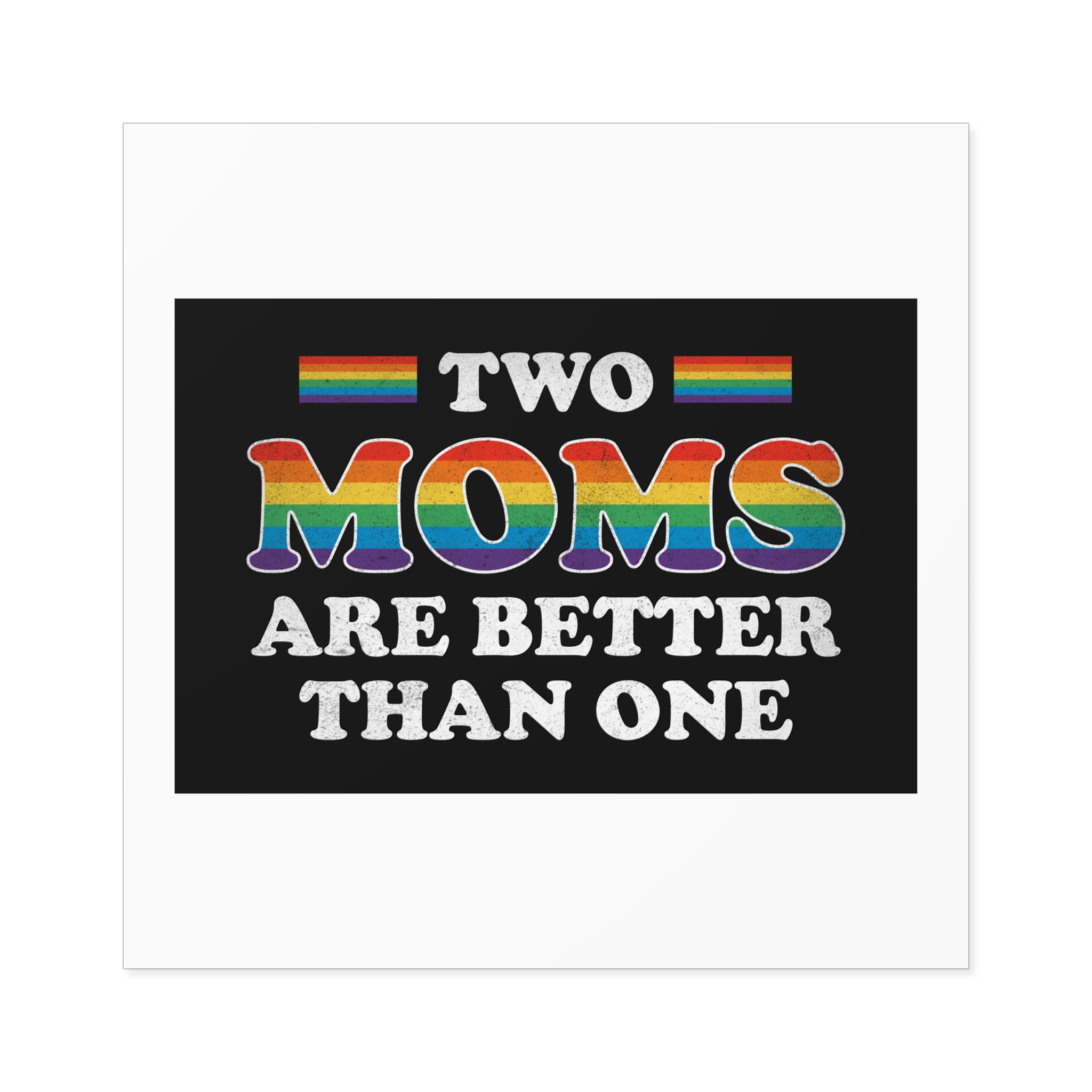 Pride Gay Rainbow Typography Vector Premium T Shirt(2) Laminate Stickers Square - Image 41
