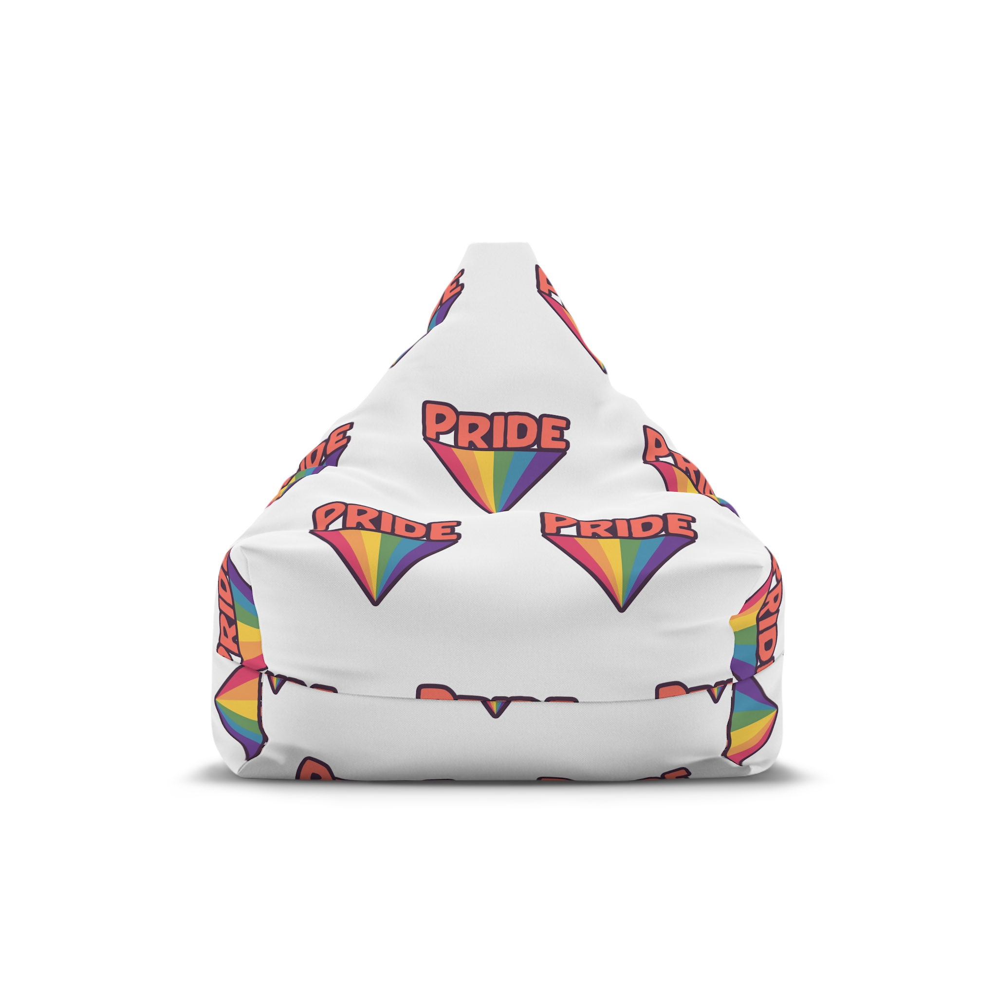 Pride With Rainbow Bean Bag Chair Cover