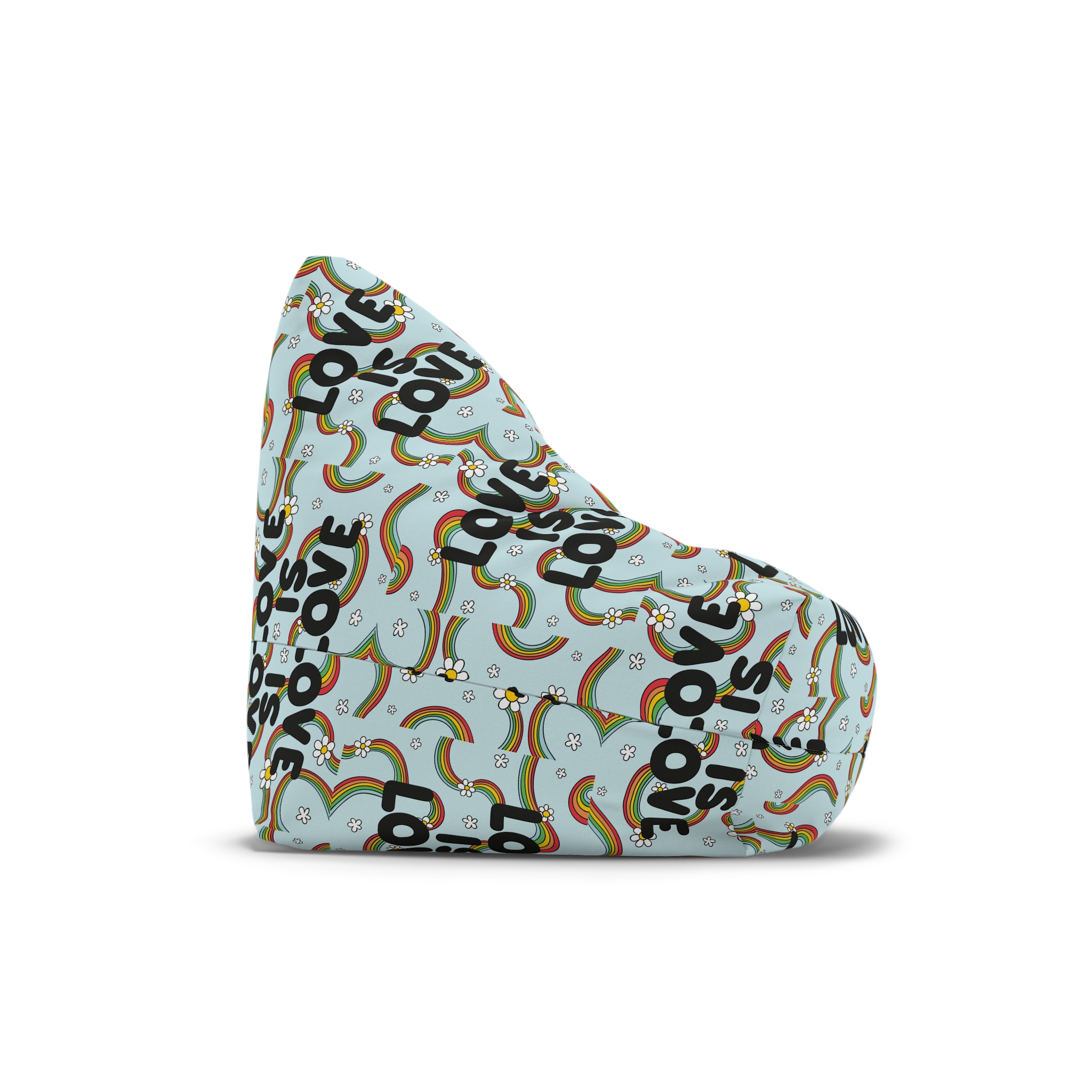 Pride Day Lettering Concept Bean Bag Chair Cover - Image 3