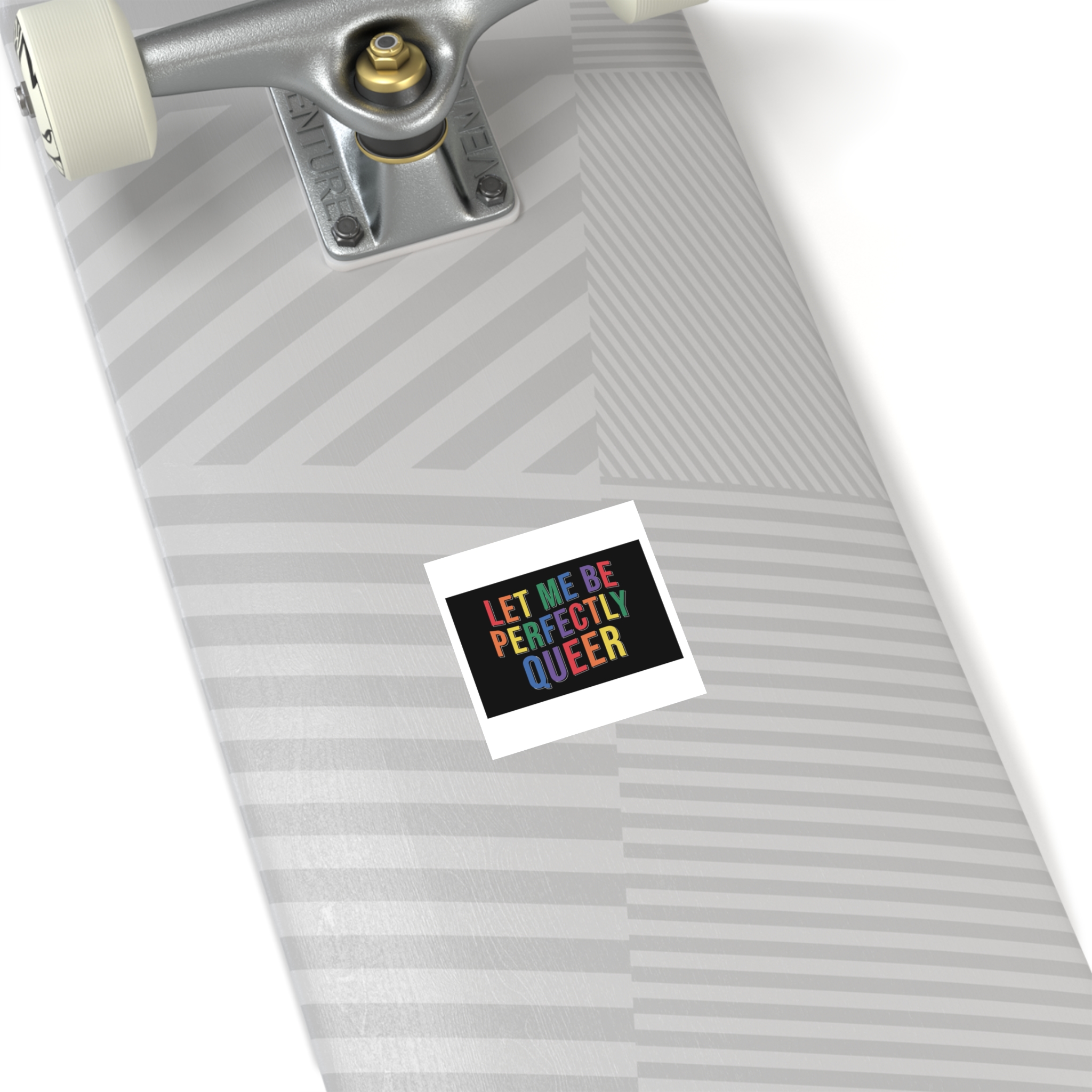 Pride Lgbtq Gay Typography Vector Tshirt Design(9) Laminate Stickers Square - Image 4