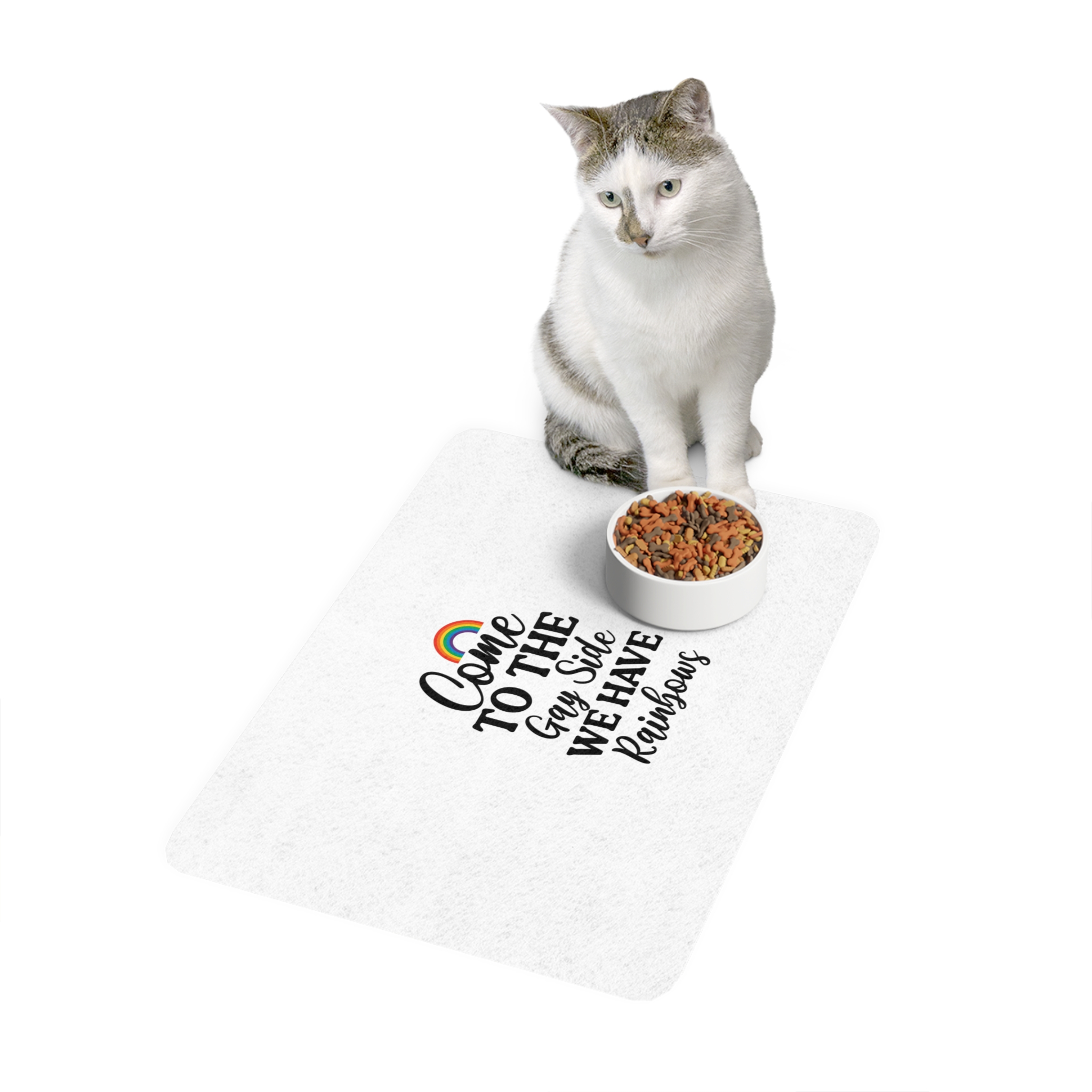 Gay Pride Svg Bundle Lgbt Svg Bundle Gay Svg Pride Svg Rainbow Svg Gay Pride Shirt Svg Gay Fes Pet Food Mat 12x18 - Image 3