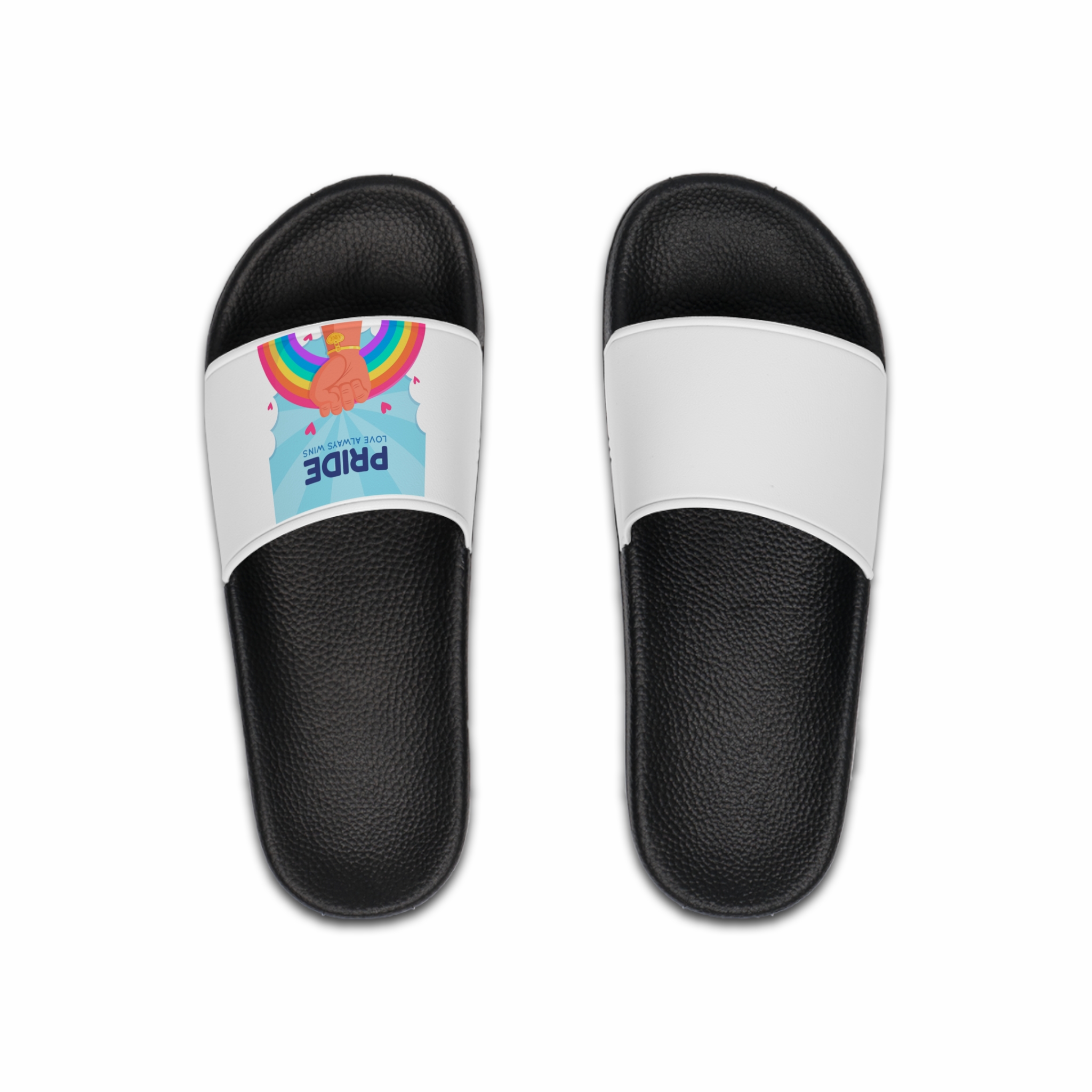 Pride Day Concept Mens Slide Sandals