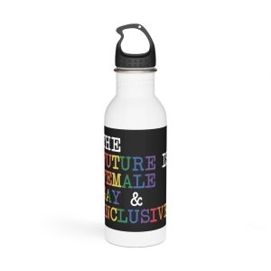 Colorful Text That Says Future Women Is Breastfeeding Stainless Steel Water Bottle
