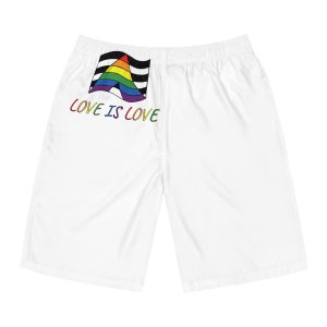 Colorful Straight Ally Pride Flag Happy Pride Day Lgbtq Community Pride Month Vector Hand Drawn Doodle Posters Stickers Logo Cards Mens Board Shorts Aop