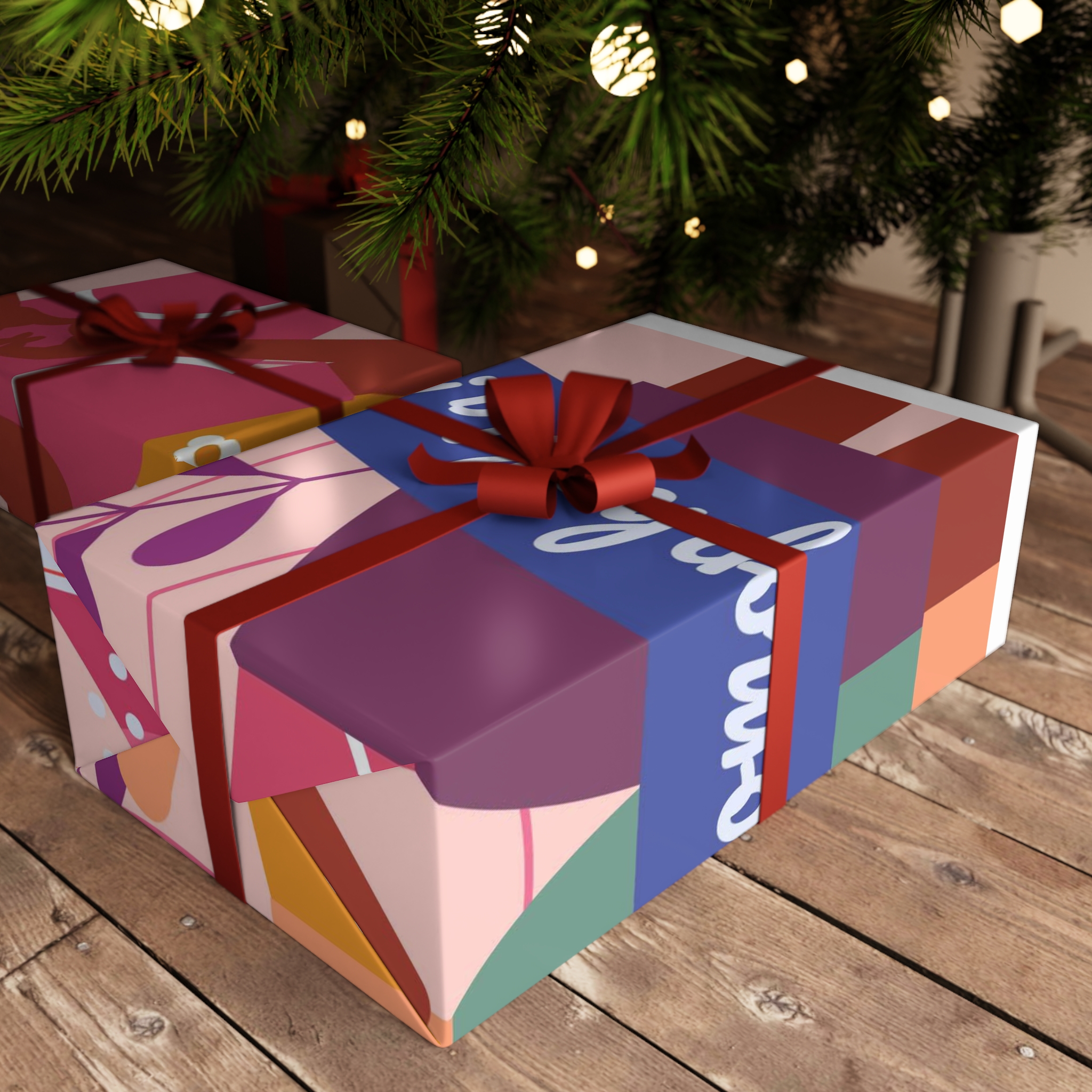 Lesbian Pride Design FE588C Gift Wrapping Paper Sheets 1pc - Image 6