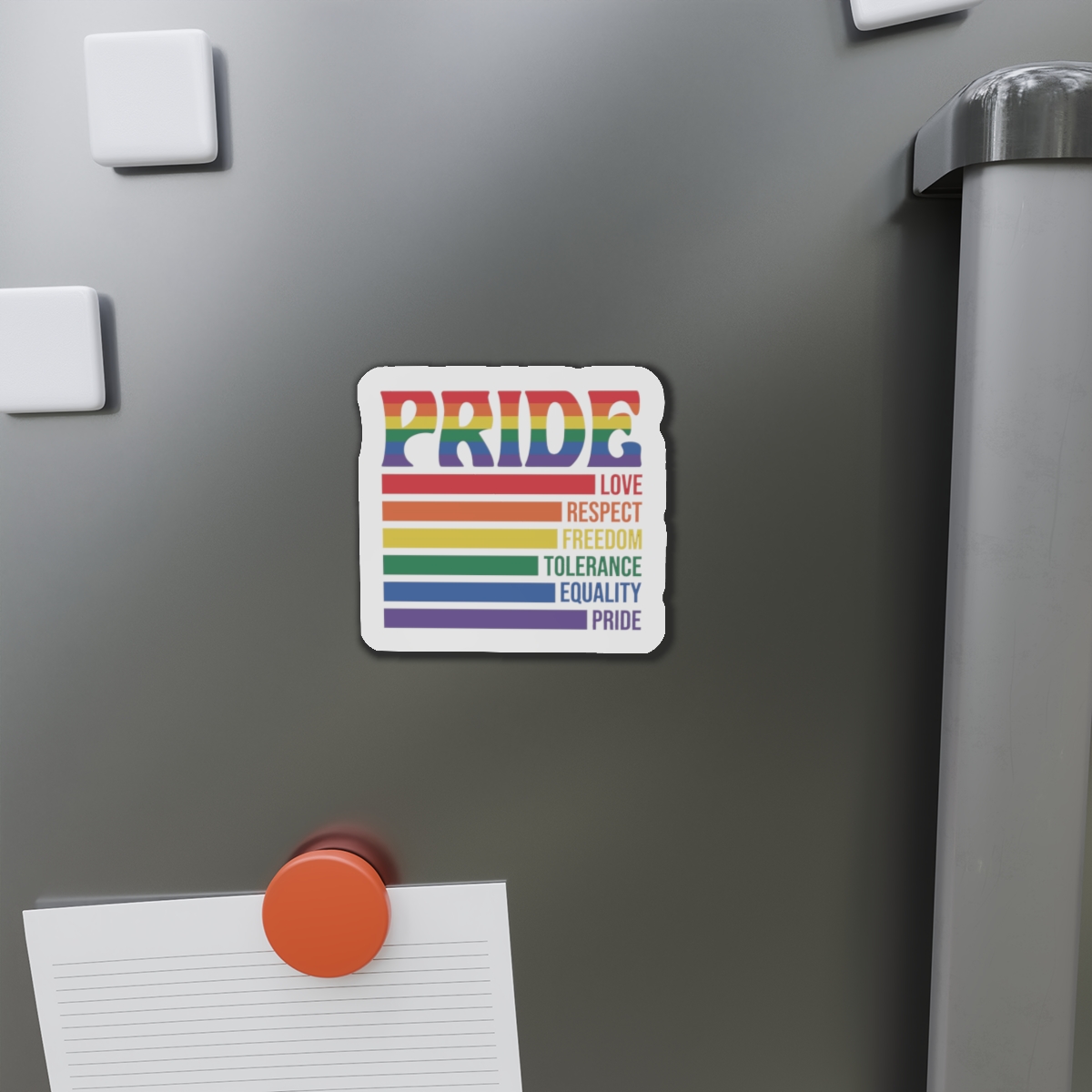Pride Lgbtq Gay Typography Vector Tshirt Design1 Die Cut Magnets - Image 11