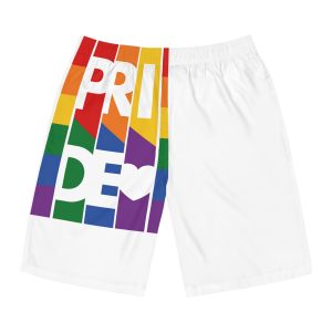 Lgbt Pride Month June 2026 Lesbian Gay Bisexual Transgender Lgbtq Flag Rainbow Love Vector1 Mens Board Shorts Aop