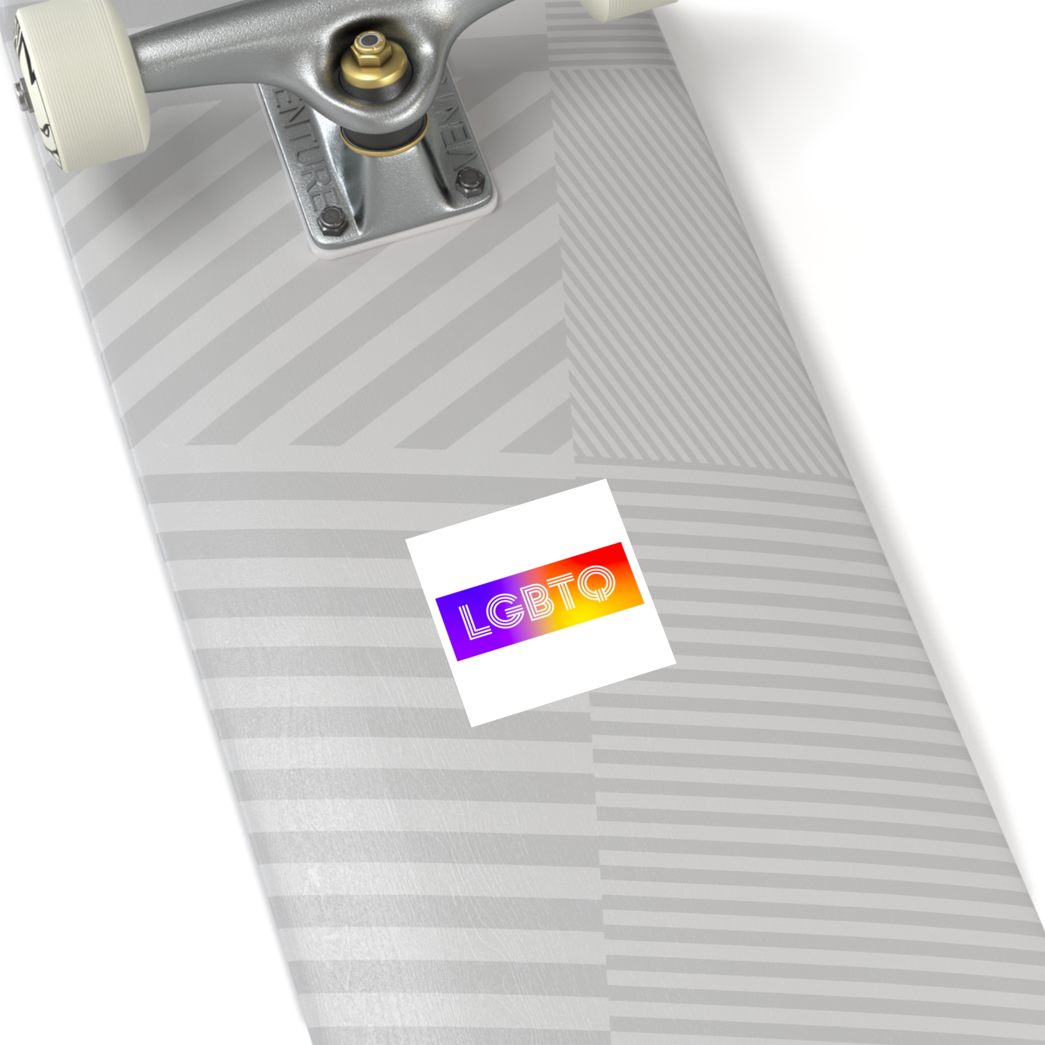 Lgbtq Typography With Rainbow Gradient Background Colorful Vibrant Pride Concept Poster Banner Laminate Stickers Square - Image 12
