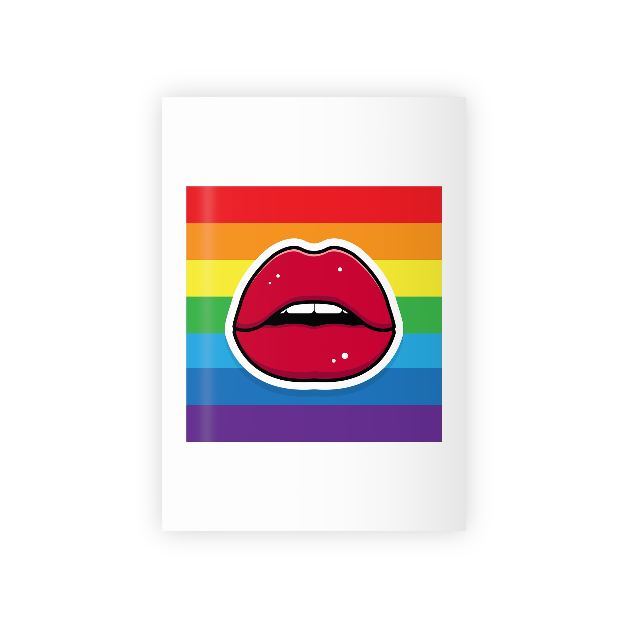 Lipslgbt Gift Wrapping Paper Rolls 1pc