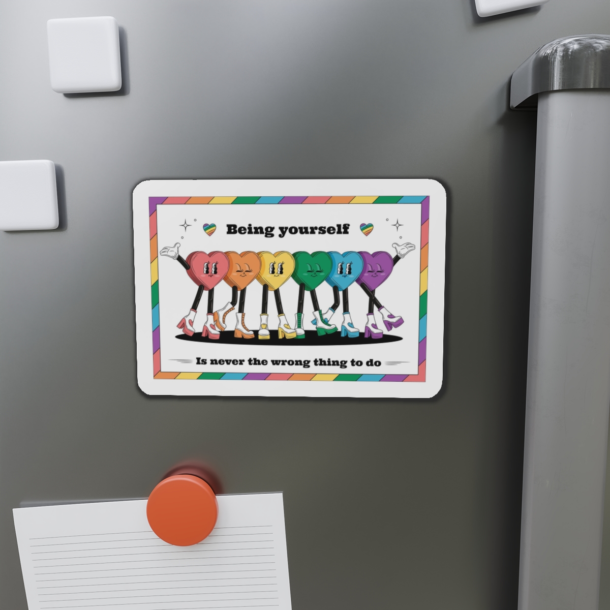 Illustration Pride Month Celebration Die Cut Magnets - Image 14