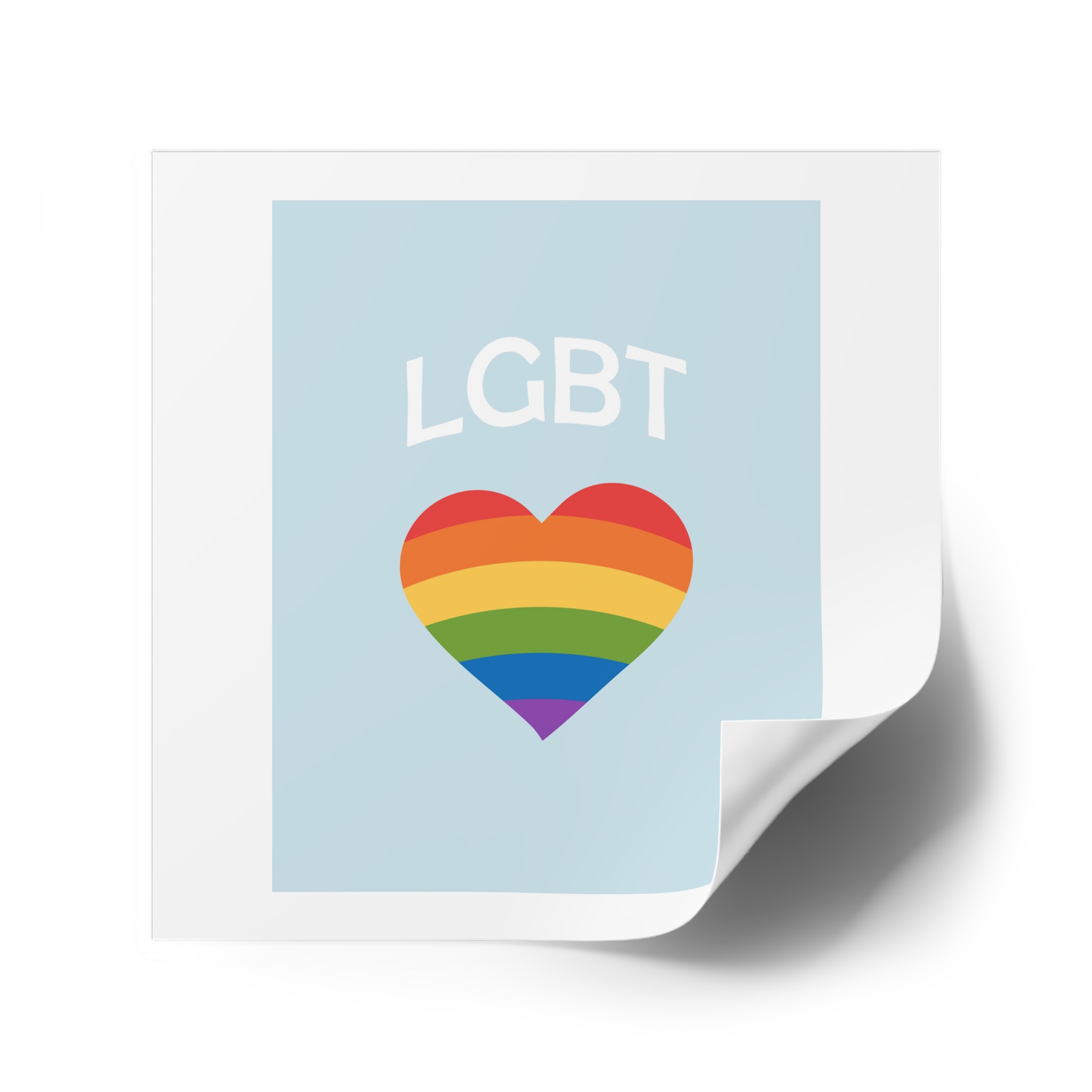 Pride 4 Laminate Stickers Square - Image 46
