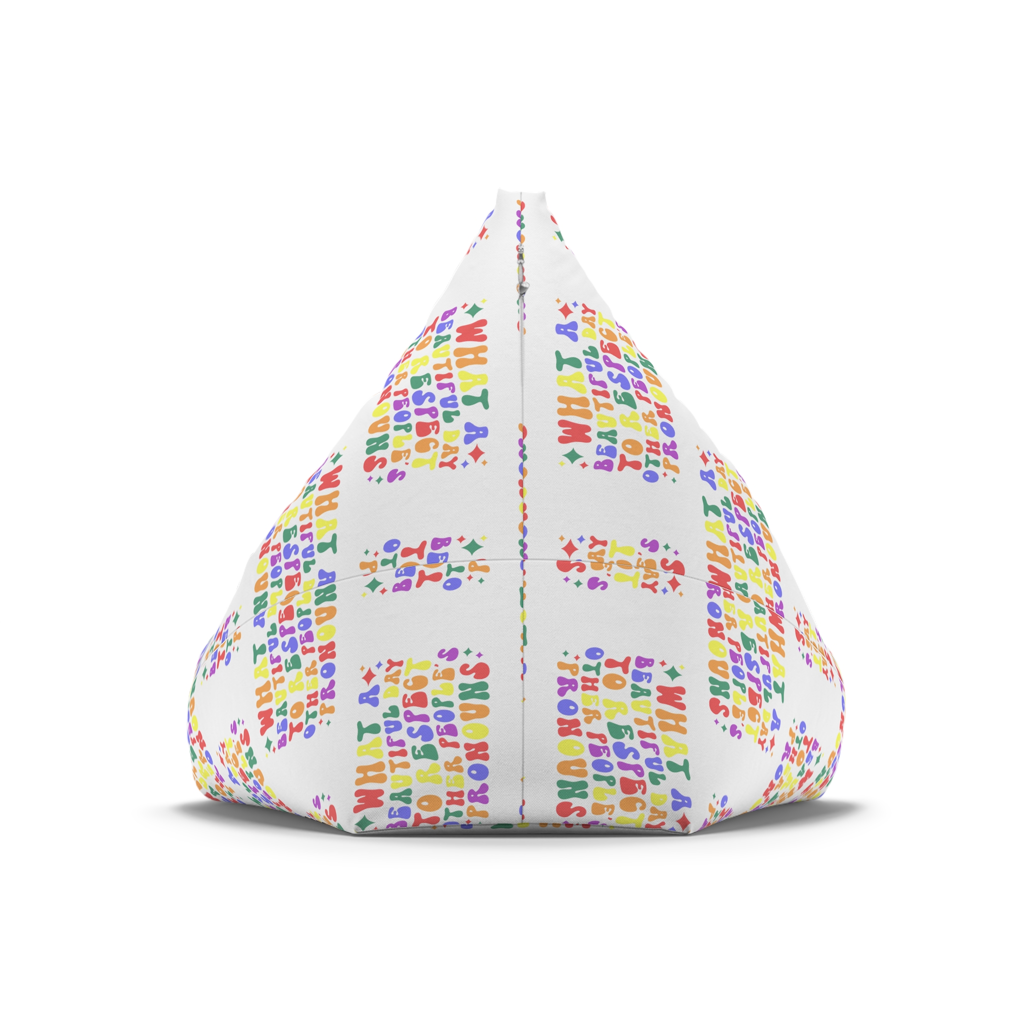 Pride Lgbt Gay Retro Tshirt Design(1) Bean Bag Chair Cover - Image 6