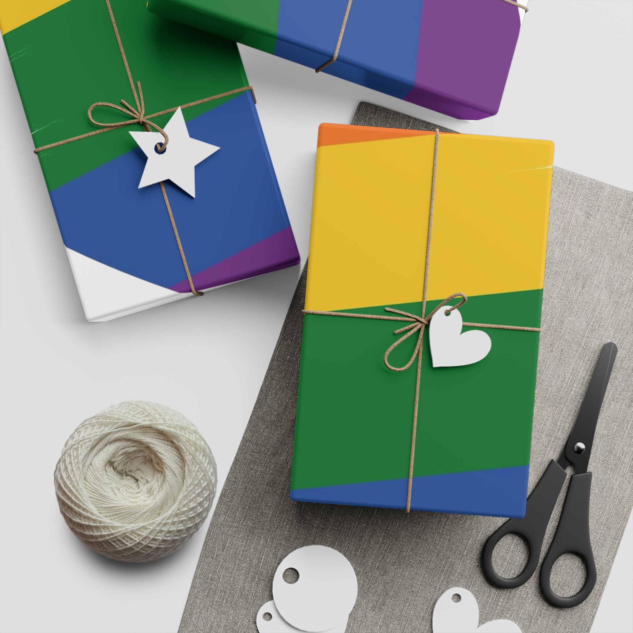 Lgbt Pride Month June Lesbian Gay Bisexual Transgender Lgbtq Flag Rainbow Vector(1) (1) Gift Wrapping Paper Sheets 1pc - Image 5