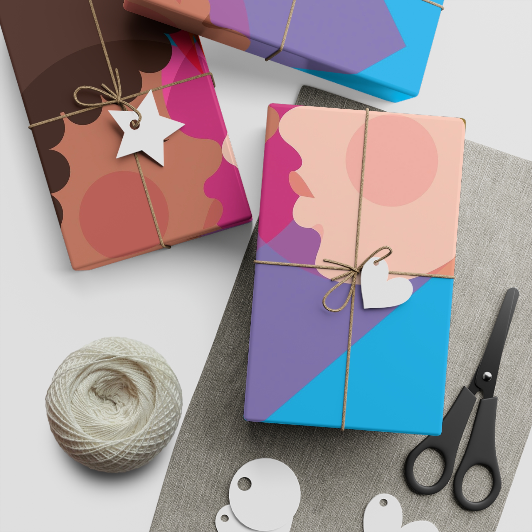 Lesbian Pride Design 20D892 Gift Wrapping Paper Sheets 1pc - Image 2
