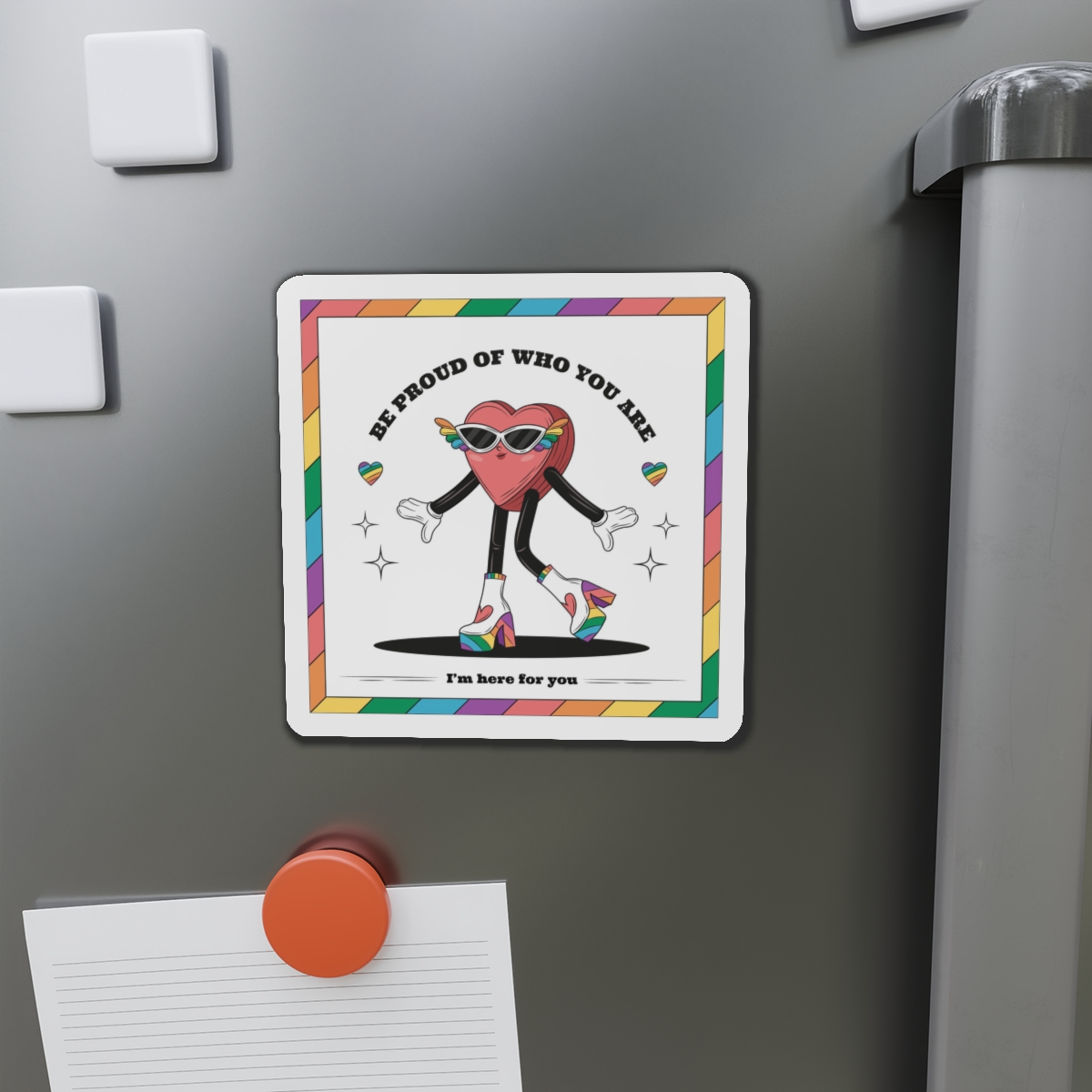 Hand Drawn Illustration Pride Month Celebration(1) Die Cut Magnets - Image 11