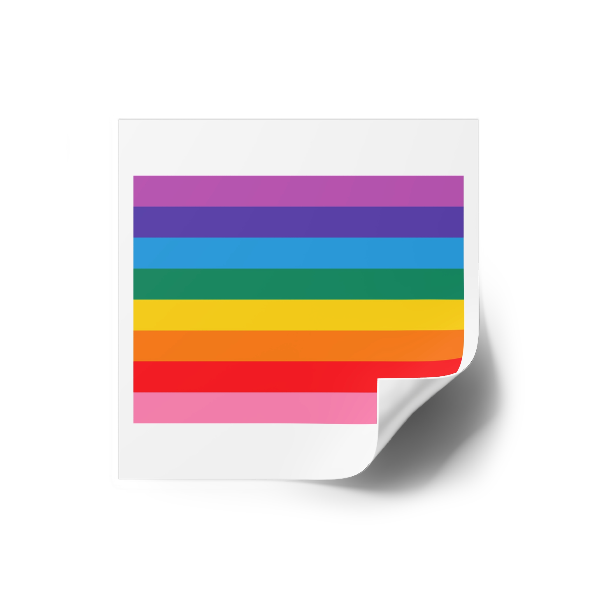 Pride Love Freedom Lgbtq Lgbt Heart Rainbow Love Wins Gay Lesbian Trans Homo Homosexual Colors Flag Diversity Parade Laminate Stickers Square - Image 14