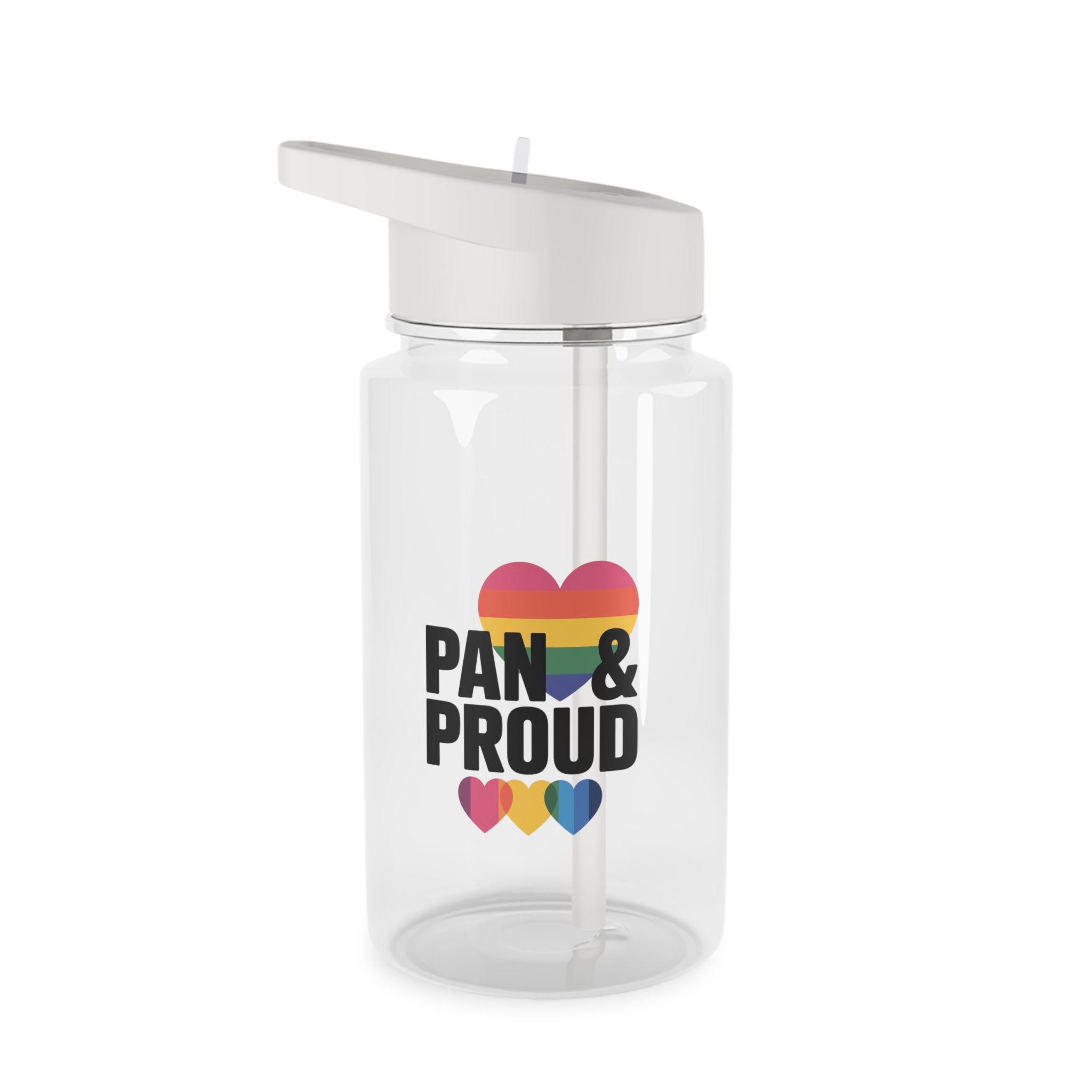 Pan Proud T Shirt Design Isolated White Background 2 Tritan Water Bottle