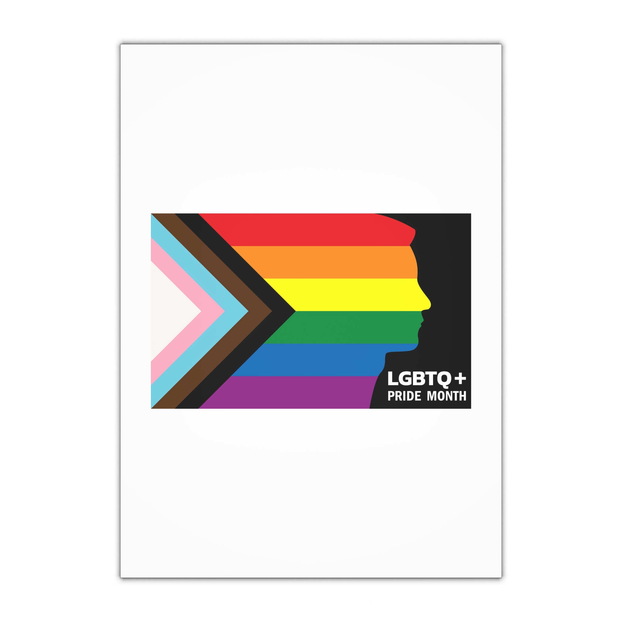 Happy Pride Day Concept Lgbtq Community Lgbt Pride Typography Vector Gift Wrapping Paper Sheets 1pc