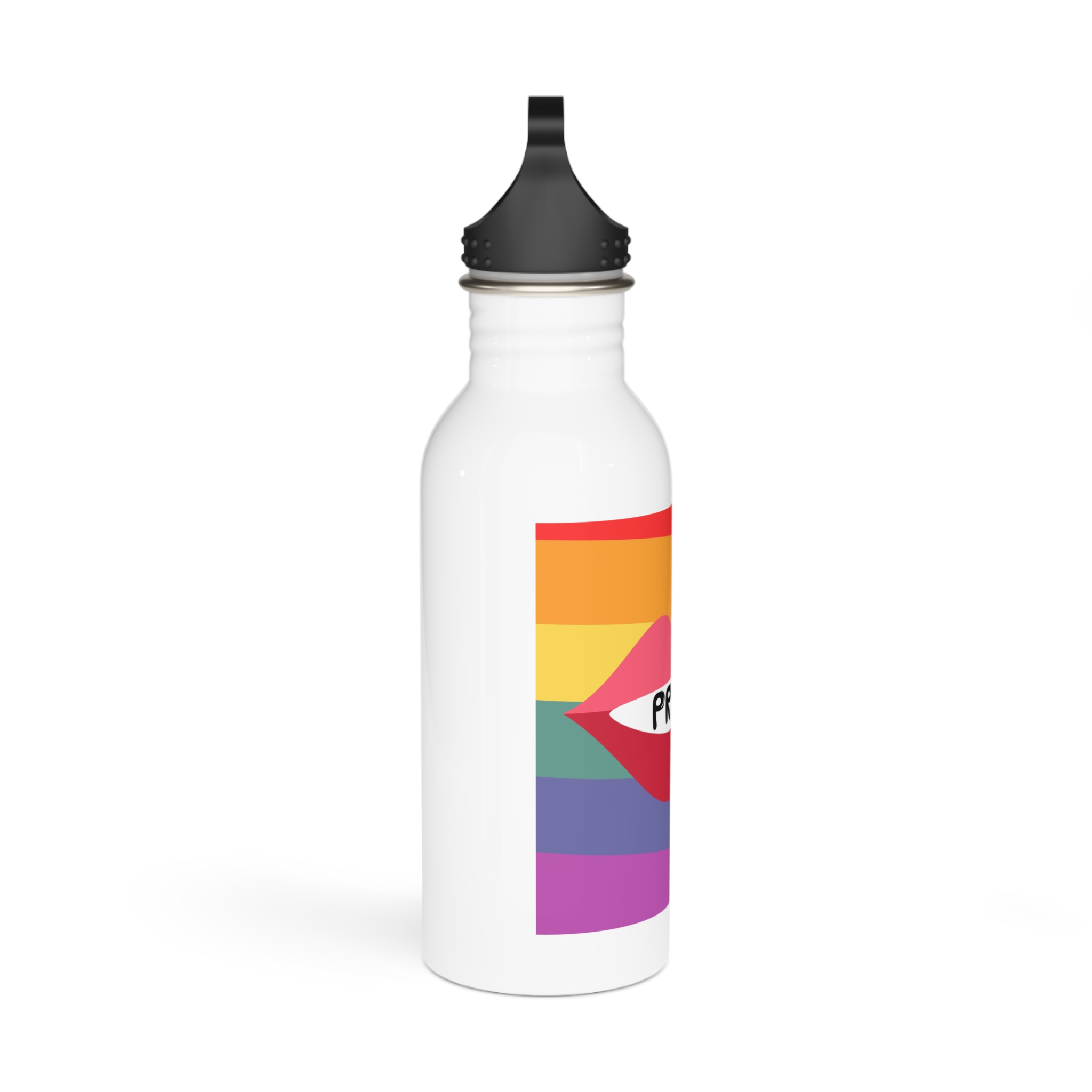 Lesbian Pride Design 4C2A60 Stainless Steel Water Bottle - Image 2