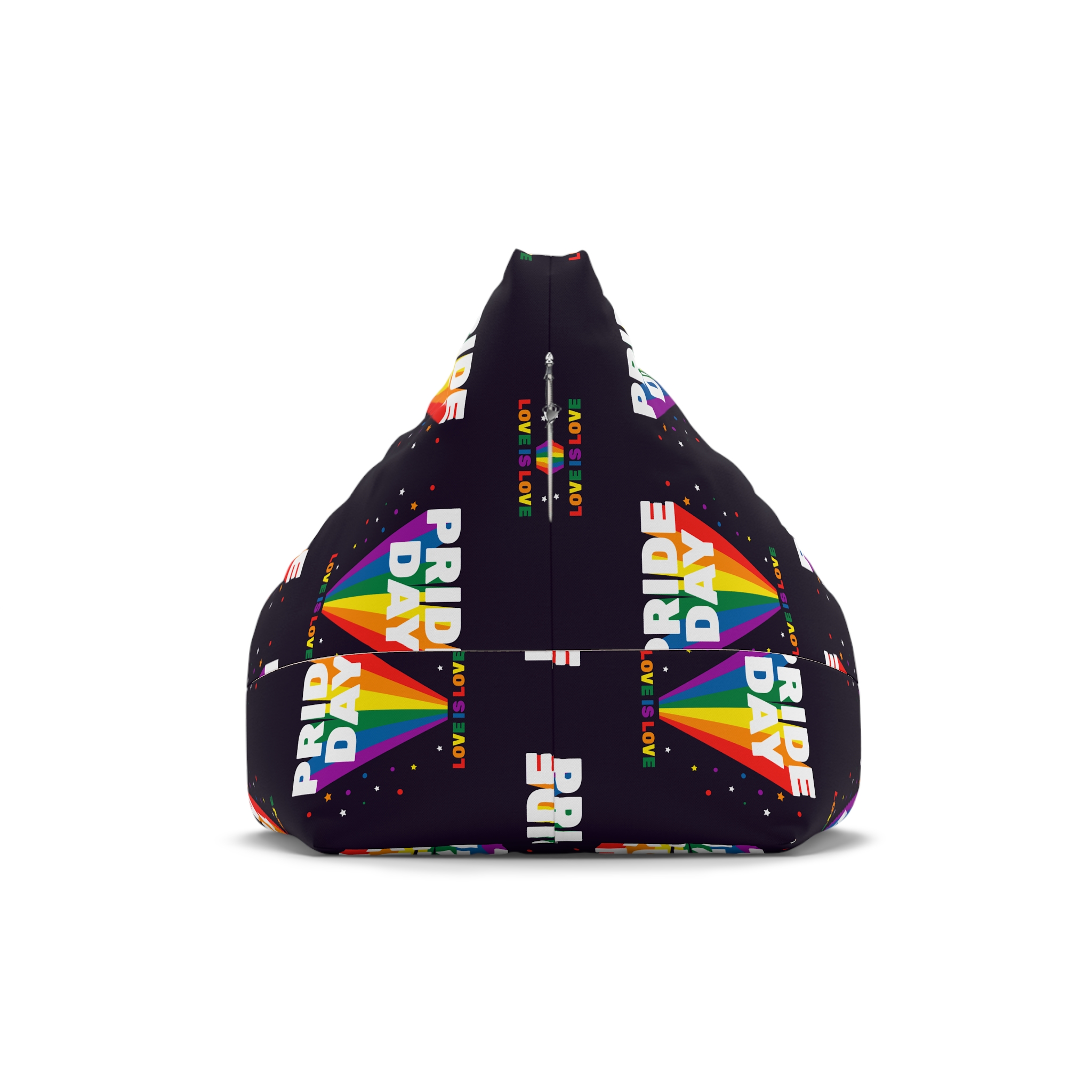 Colorful Pride Day Celebration Concept Bean Bag Chair Cover - Image 2