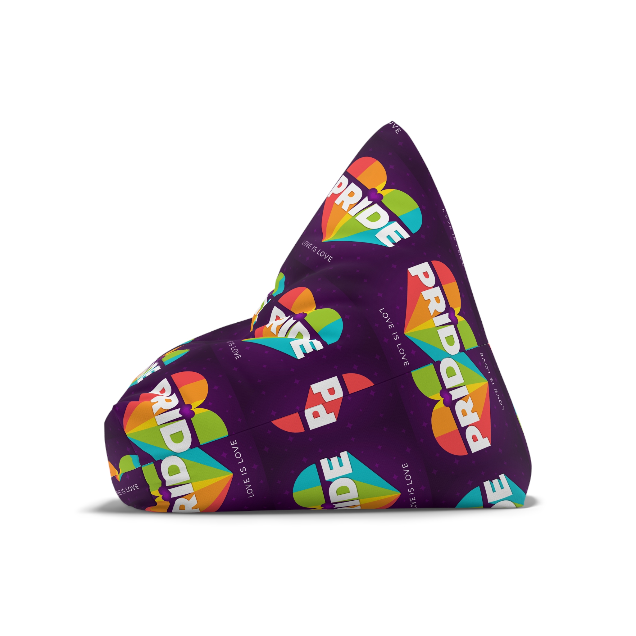 Colorful Pride Day Concept Bean Bag Chair Cover - Image 8