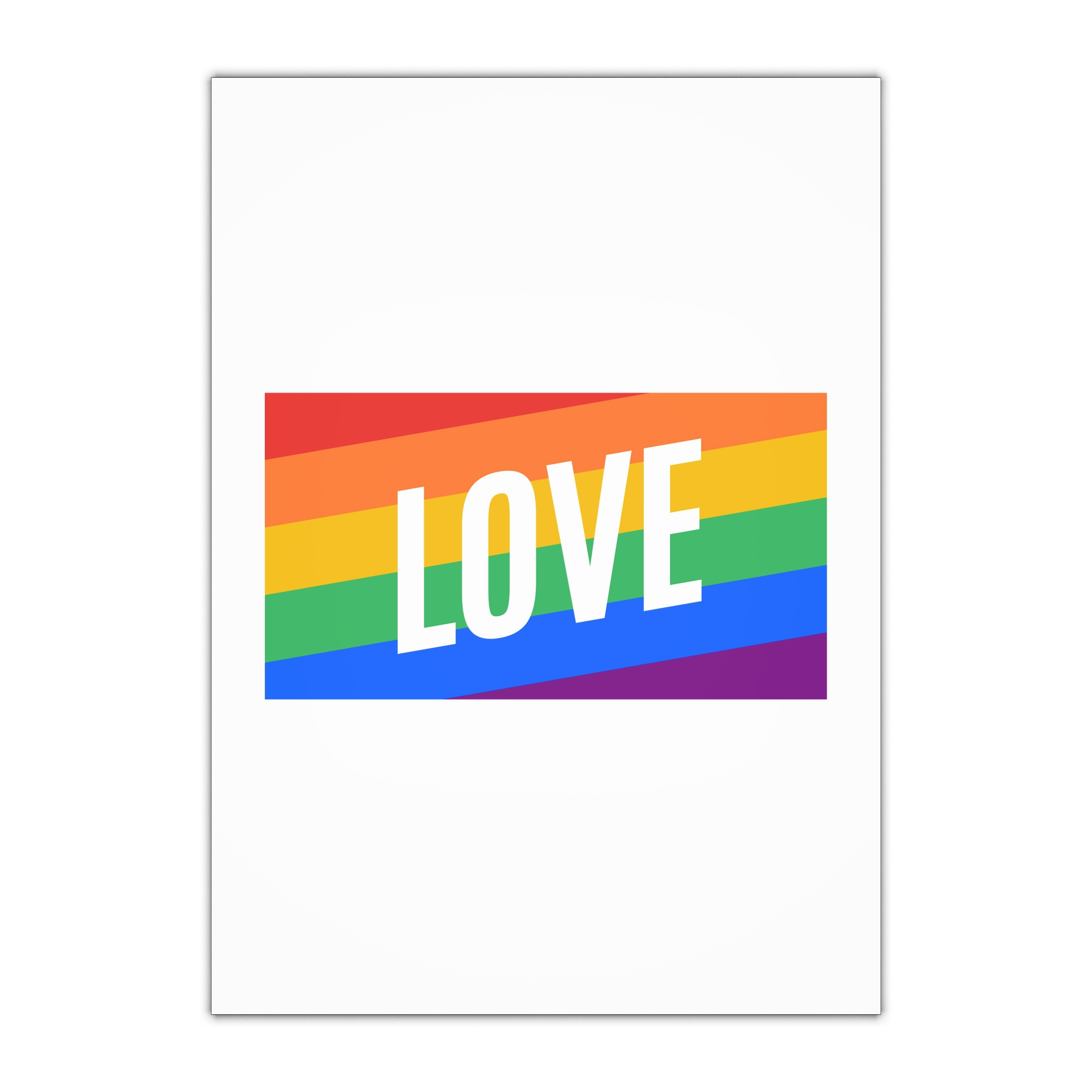 Lgbt Flag 5 Gift Wrapping Paper Sheets 1pc