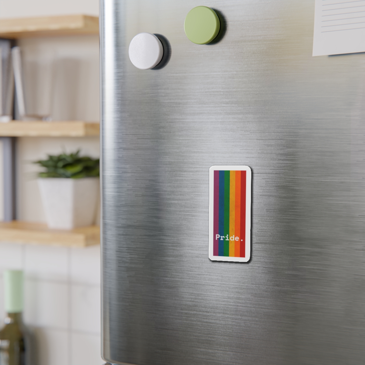 Poster With Rainbow Pride Concept Die Cut Magnets - Image 6